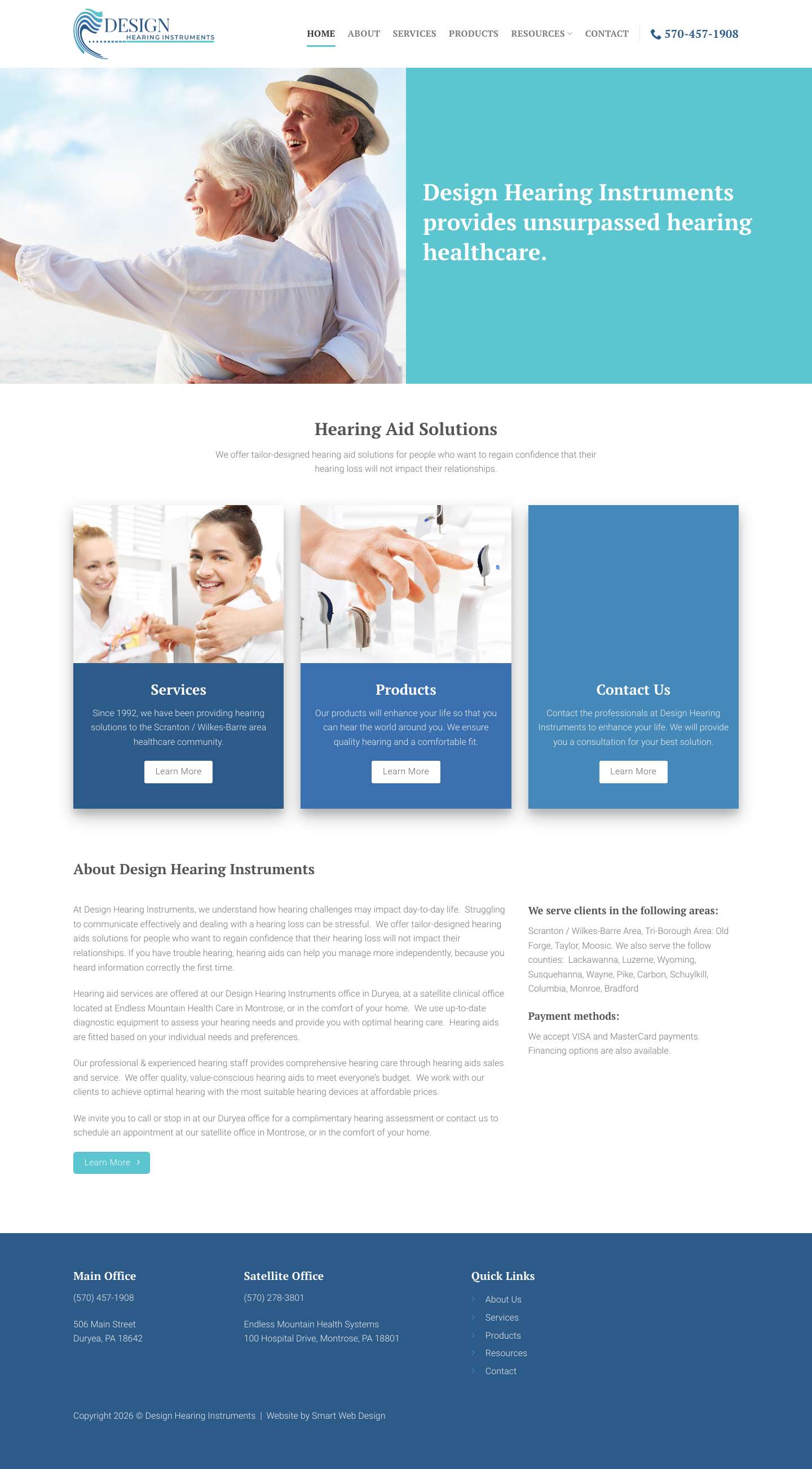 Hearing Aid Solutions - Design Hearing Instruments - Full Screenshot