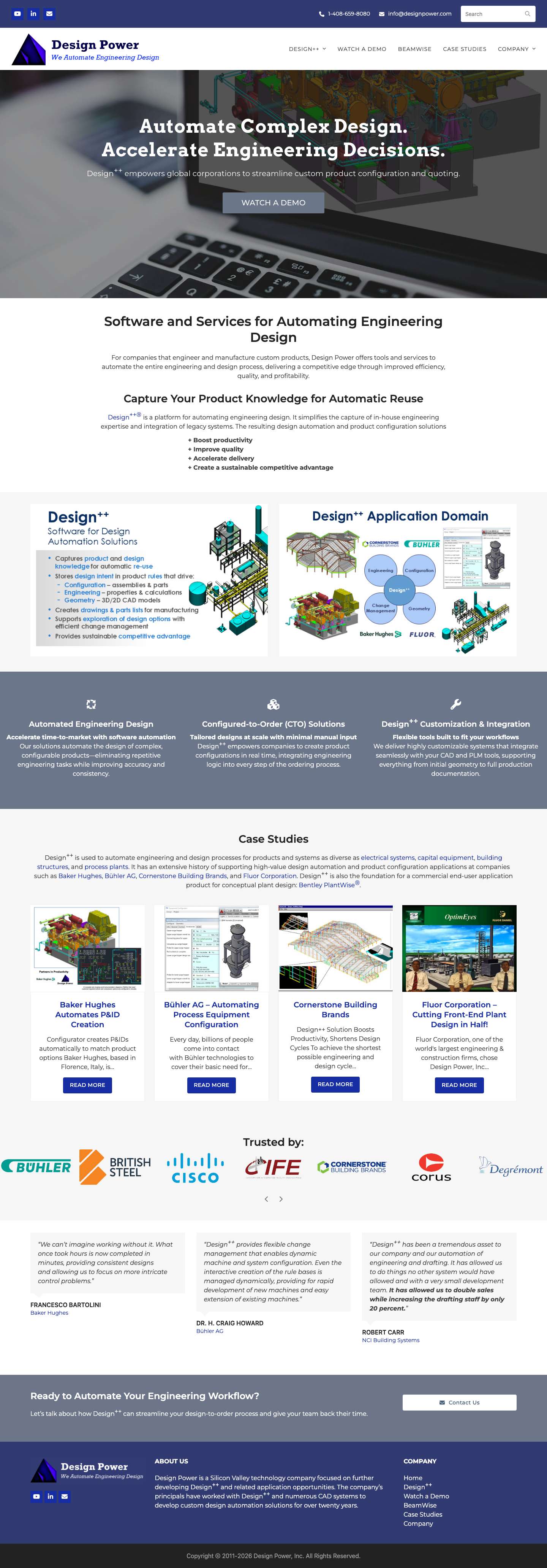 Design Power – We Automate Engineering Design - Full Screenshot