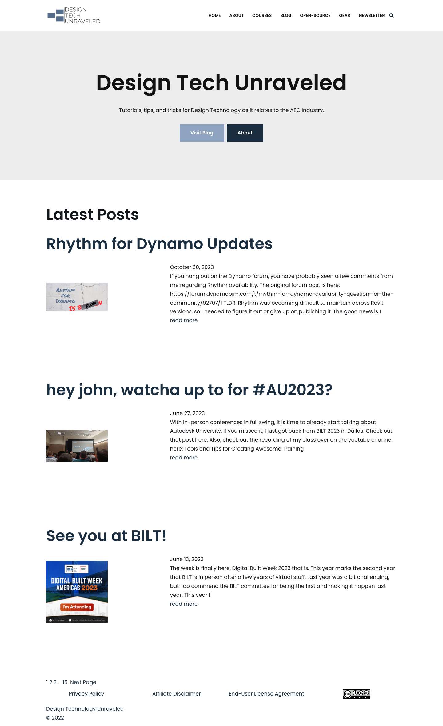 Home - Design Tech Unraveled - Full Screenshot