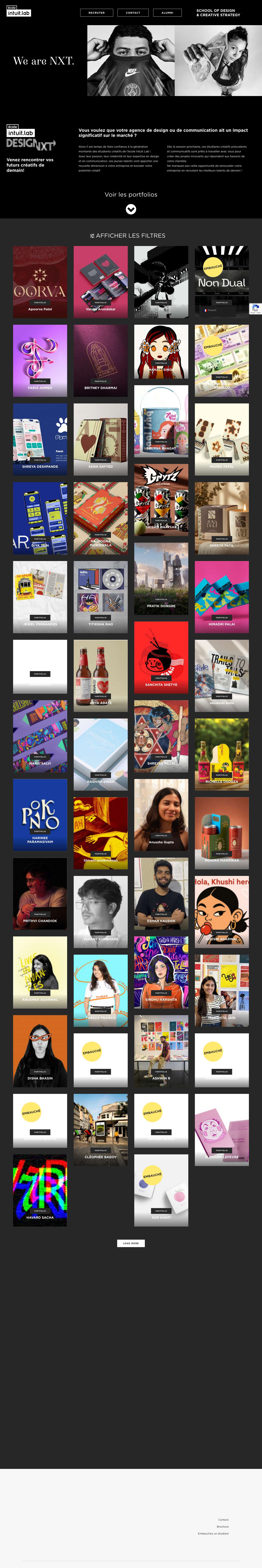 Ecole Intuit Lab DesigNXT - Full Screenshot