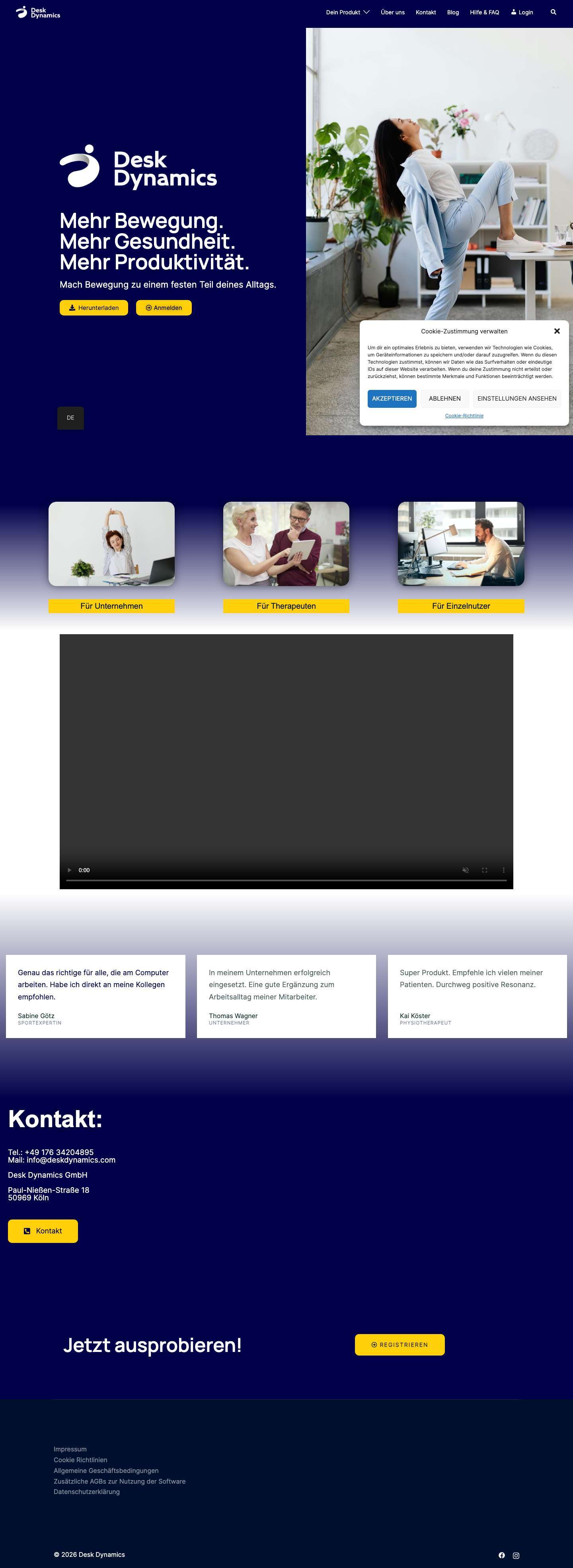 Desk Dynamics - Full Screenshot