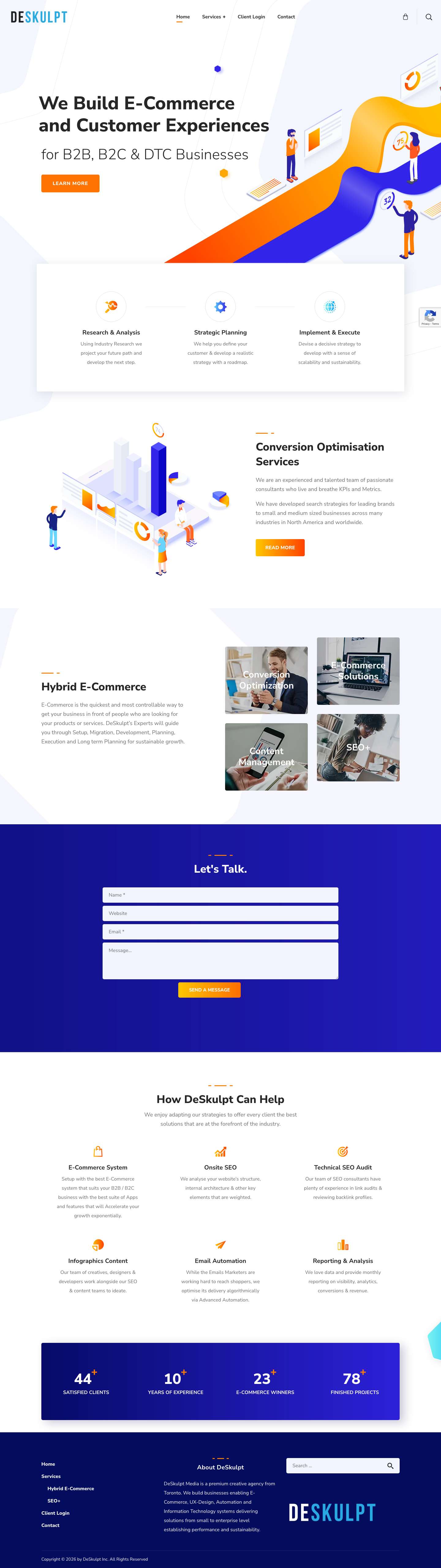 DeSkulpt Media – Marketing for Humans - Full Screenshot