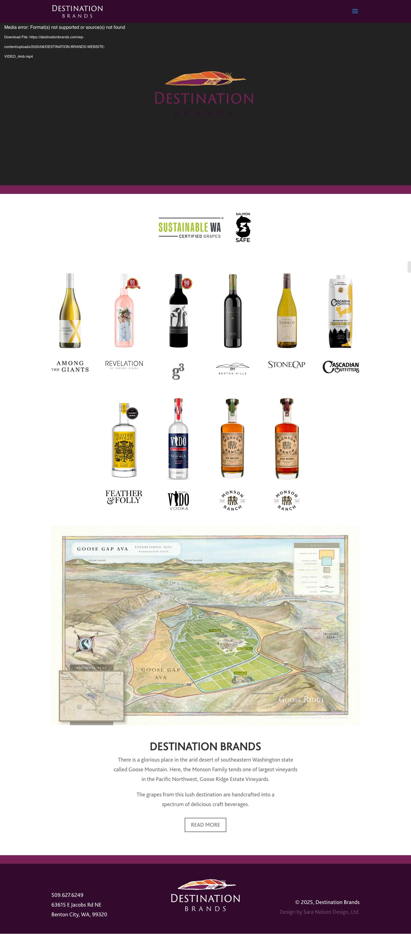 Home - Destination Brands - Full Screenshot