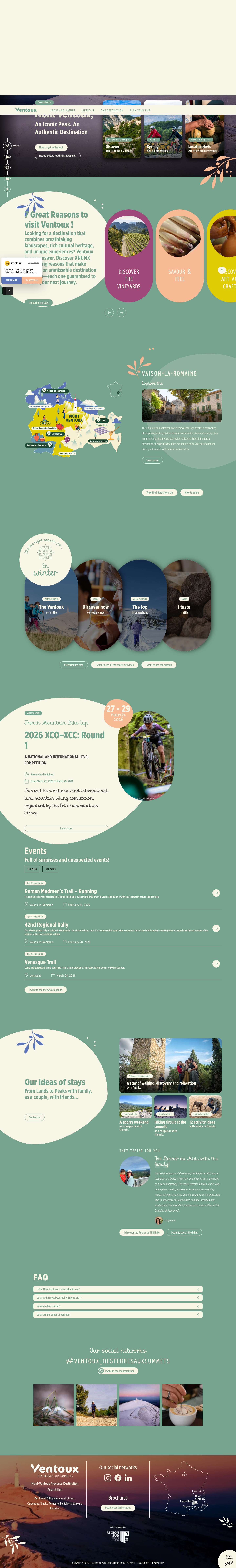 Destination Ventoux | Des Terres aux Sommets - Full Screenshot