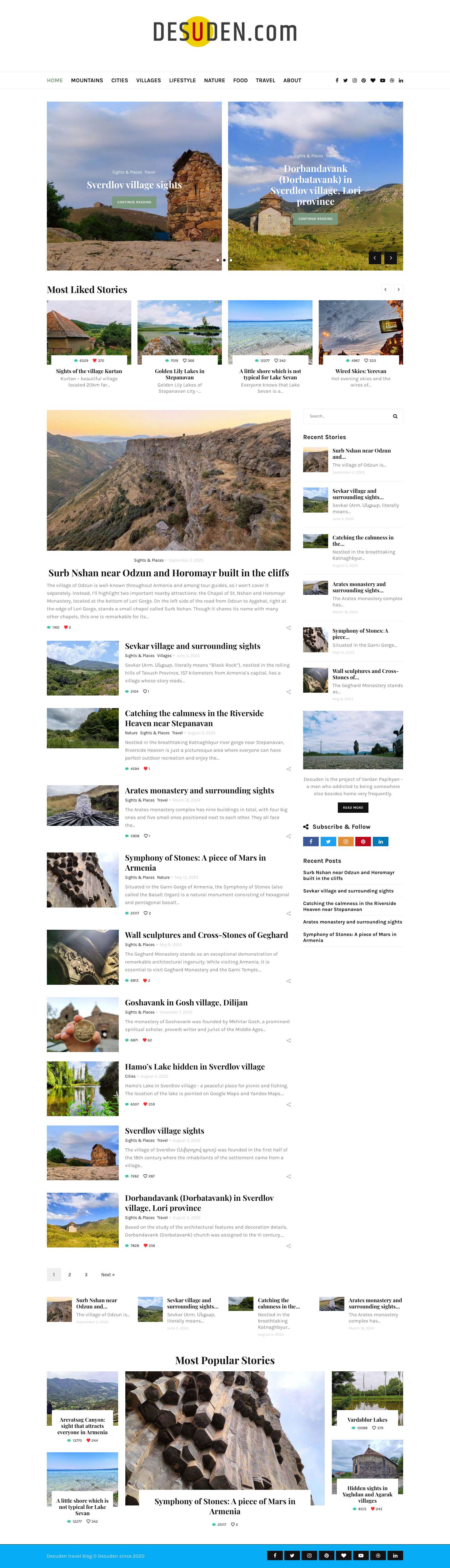 Desuden - Short trip stories from Armenia by Vardan Papikyan - Full Screenshot