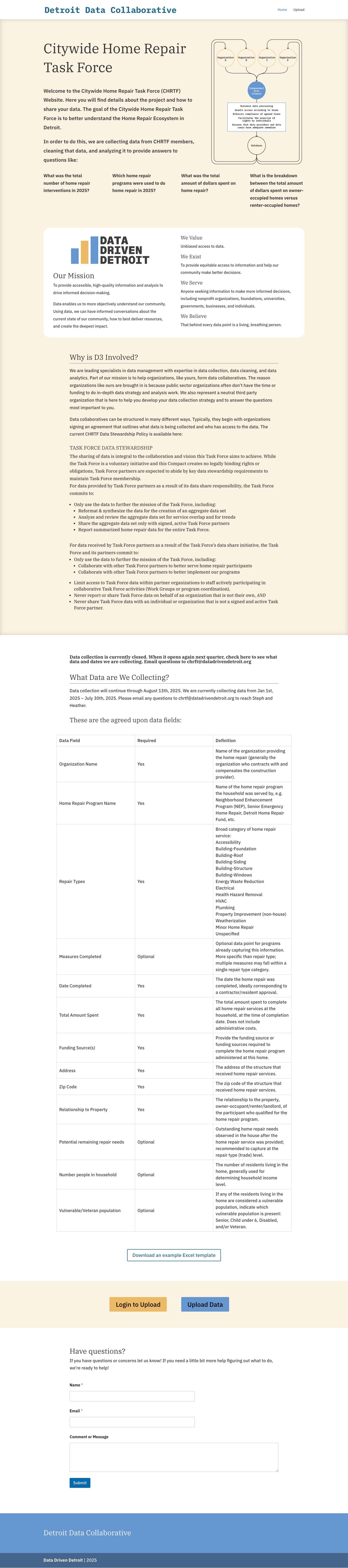 Detroit Data Collaborative | Moving at the Speed of Trust - Full Screenshot