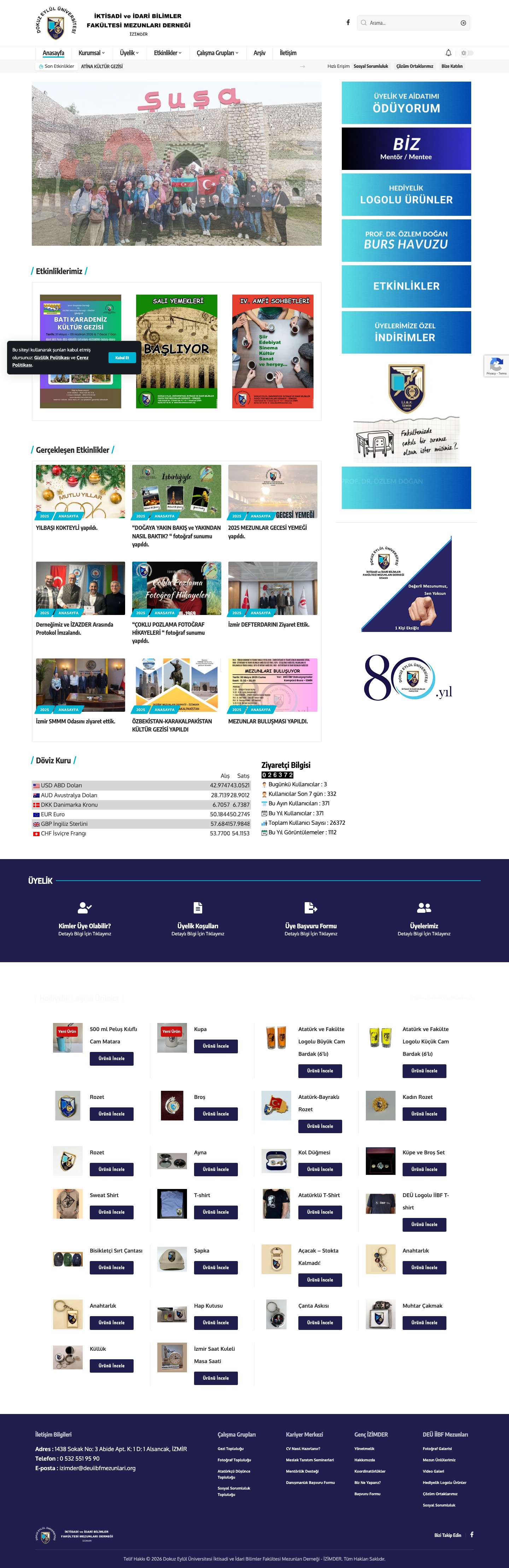 DEÜ İİBF Mezunları Derneği – DEÜ İİBF Mezunları Derneği - Full Screenshot