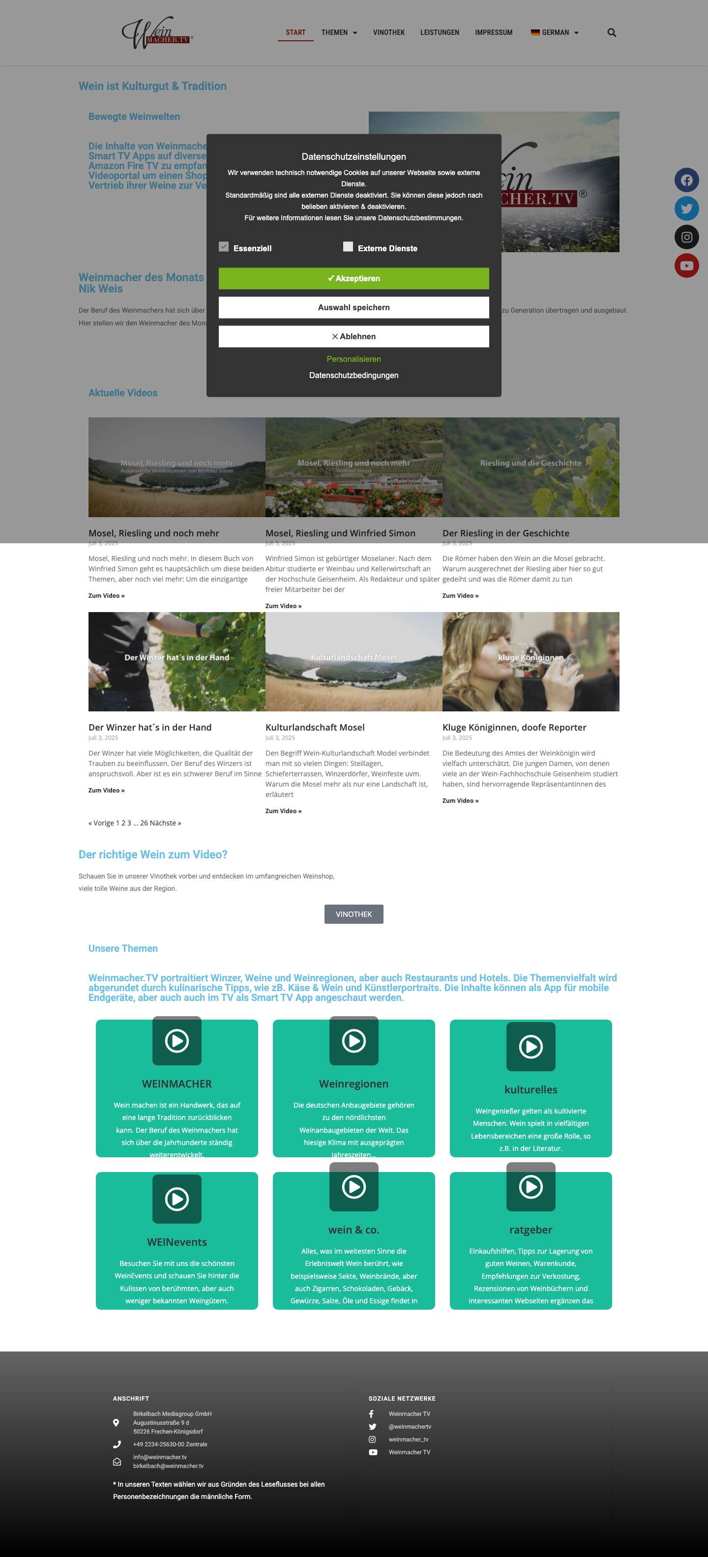 WeinMACHER TV - Full Screenshot