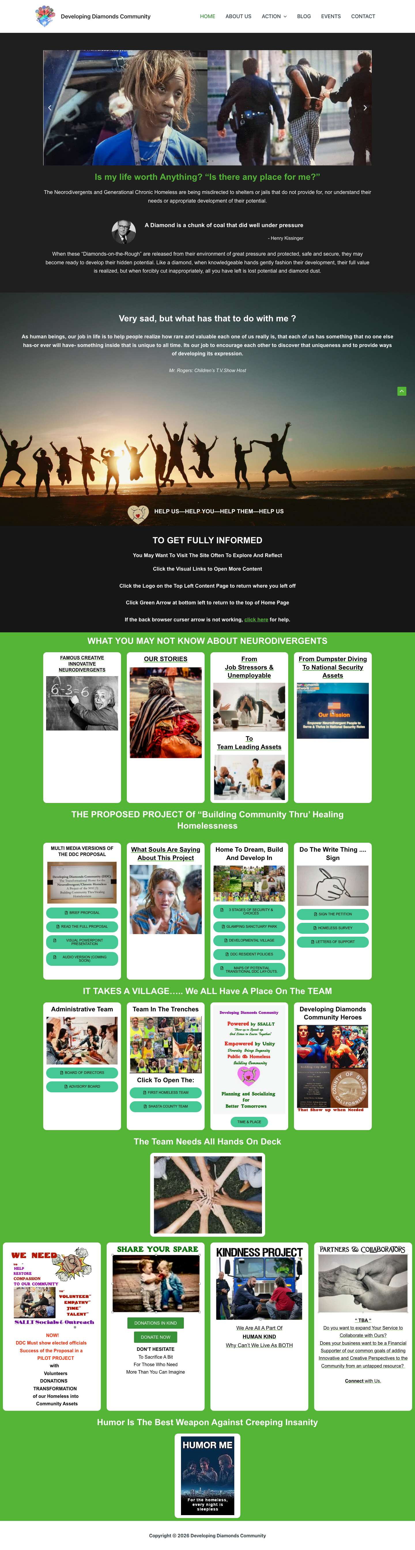 Developing Diamonds Community - Full Screenshot