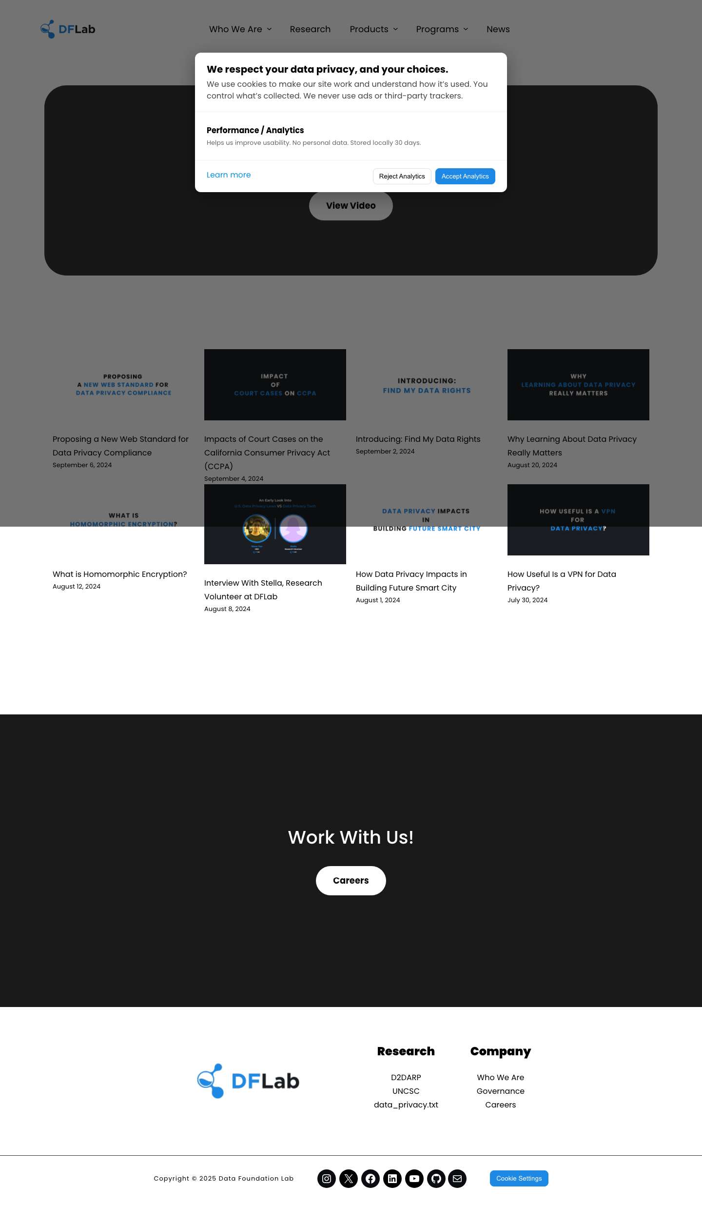 Data Foundation Lab (DFLab) - Full Screenshot