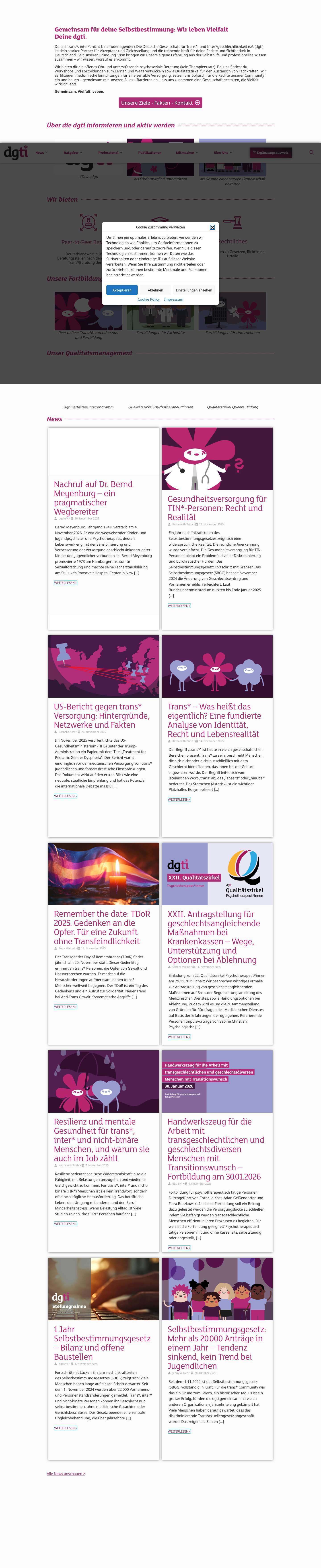 dgti.org | dgti e.V. - Full Screenshot