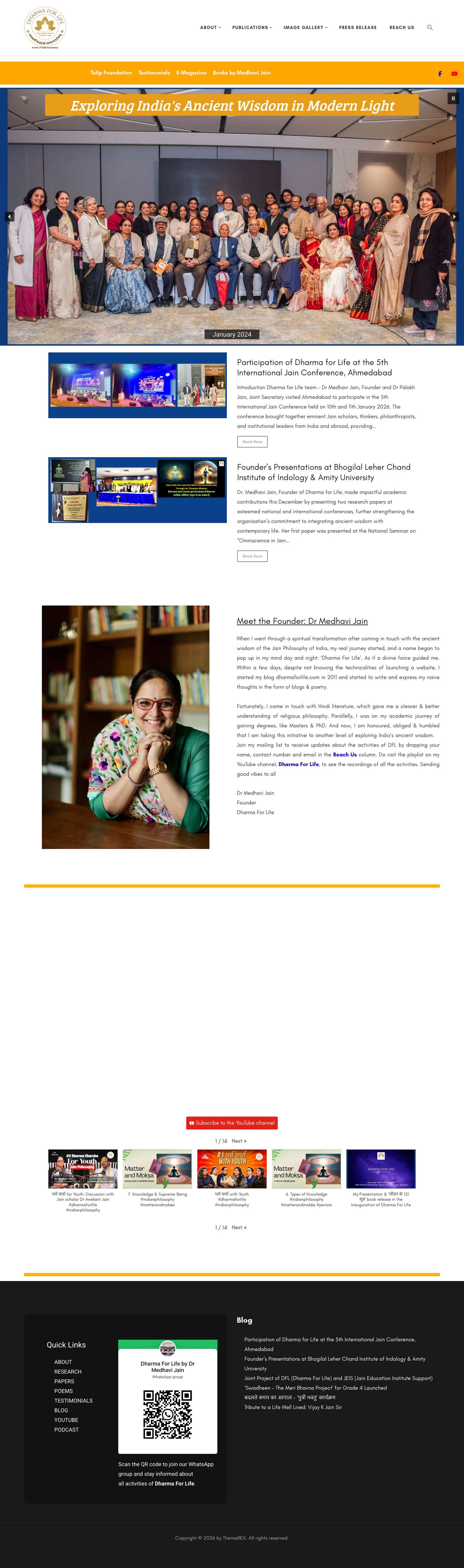 Dharma for Life – Exploring India’s Ancient Wisdom in Modern Light - Full Screenshot