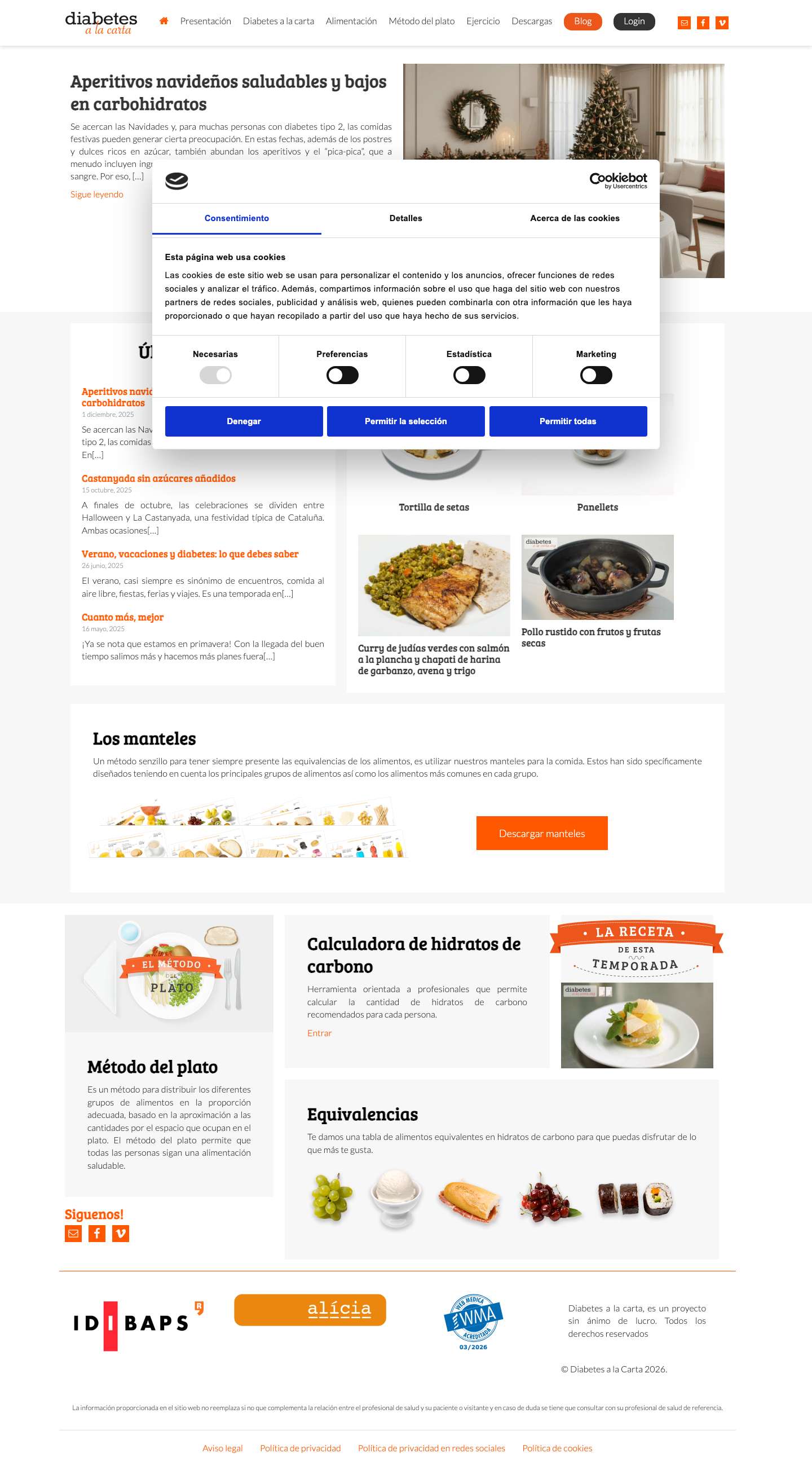 Diabetes a la Carta - Full Screenshot