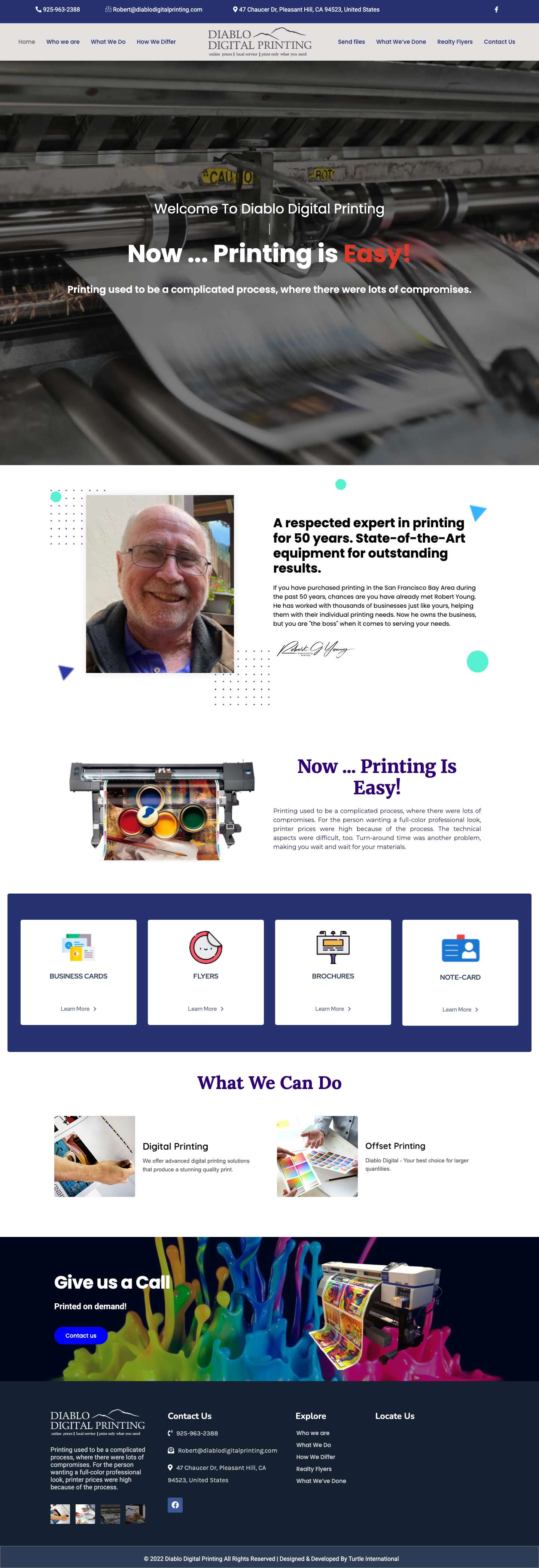 Diablo Digital Printing – print only what you need - Full Screenshot