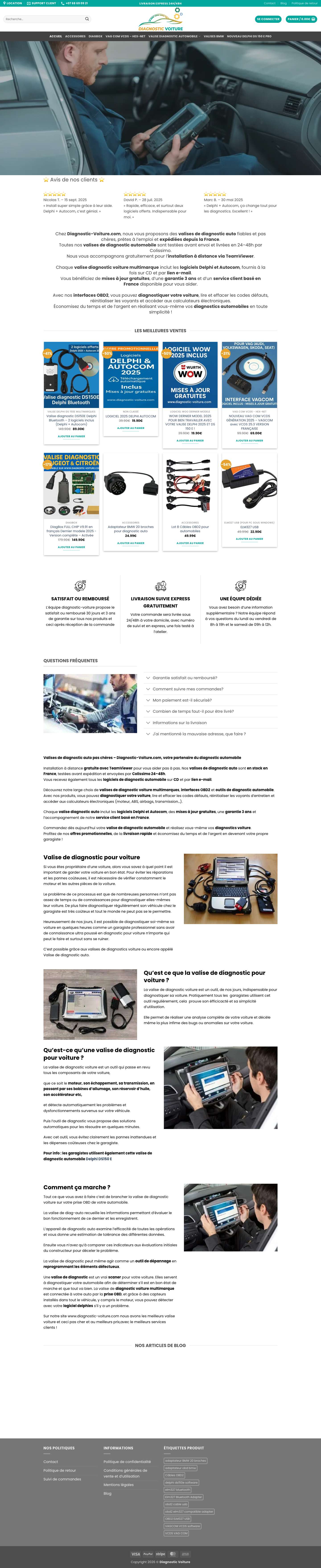 Diagnostic-voiture » Devenez Votre Propre Garagiste - Full Screenshot