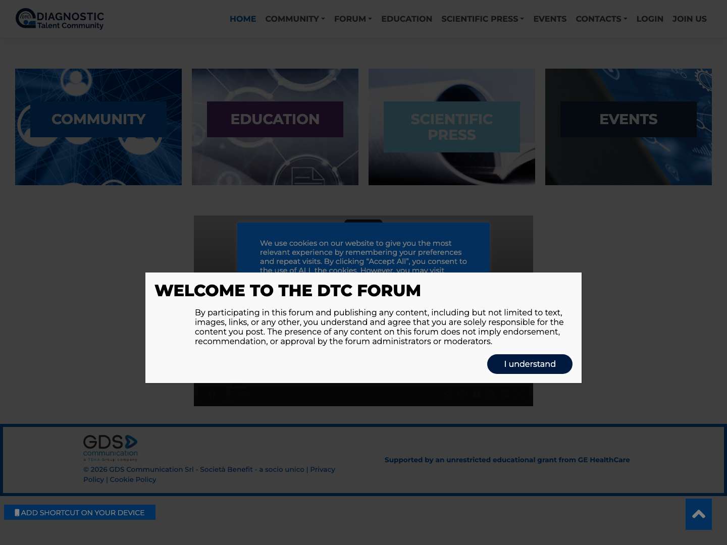 Diagnostic Talent Community – The first digital community for young diagnostic talents - Full Screenshot
