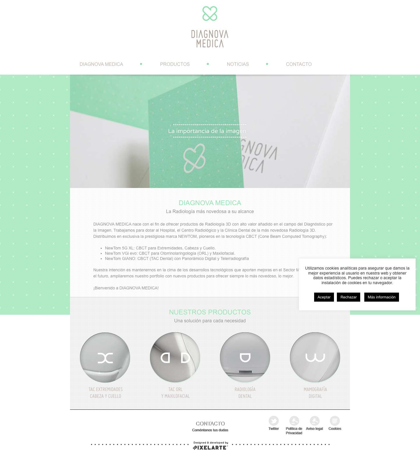 Diagnova Medica | Tecnología al servicio de las personas - Full Screenshot