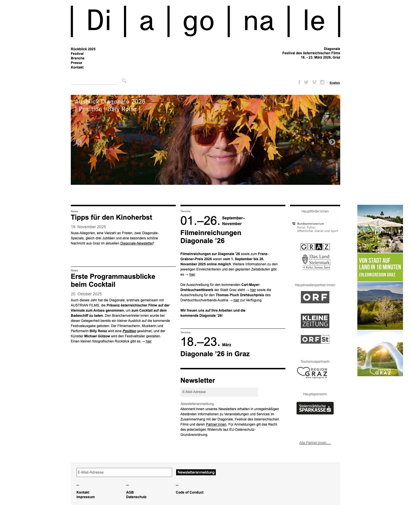 Diagonale – Festival des österreichischen Films - Full Screenshot