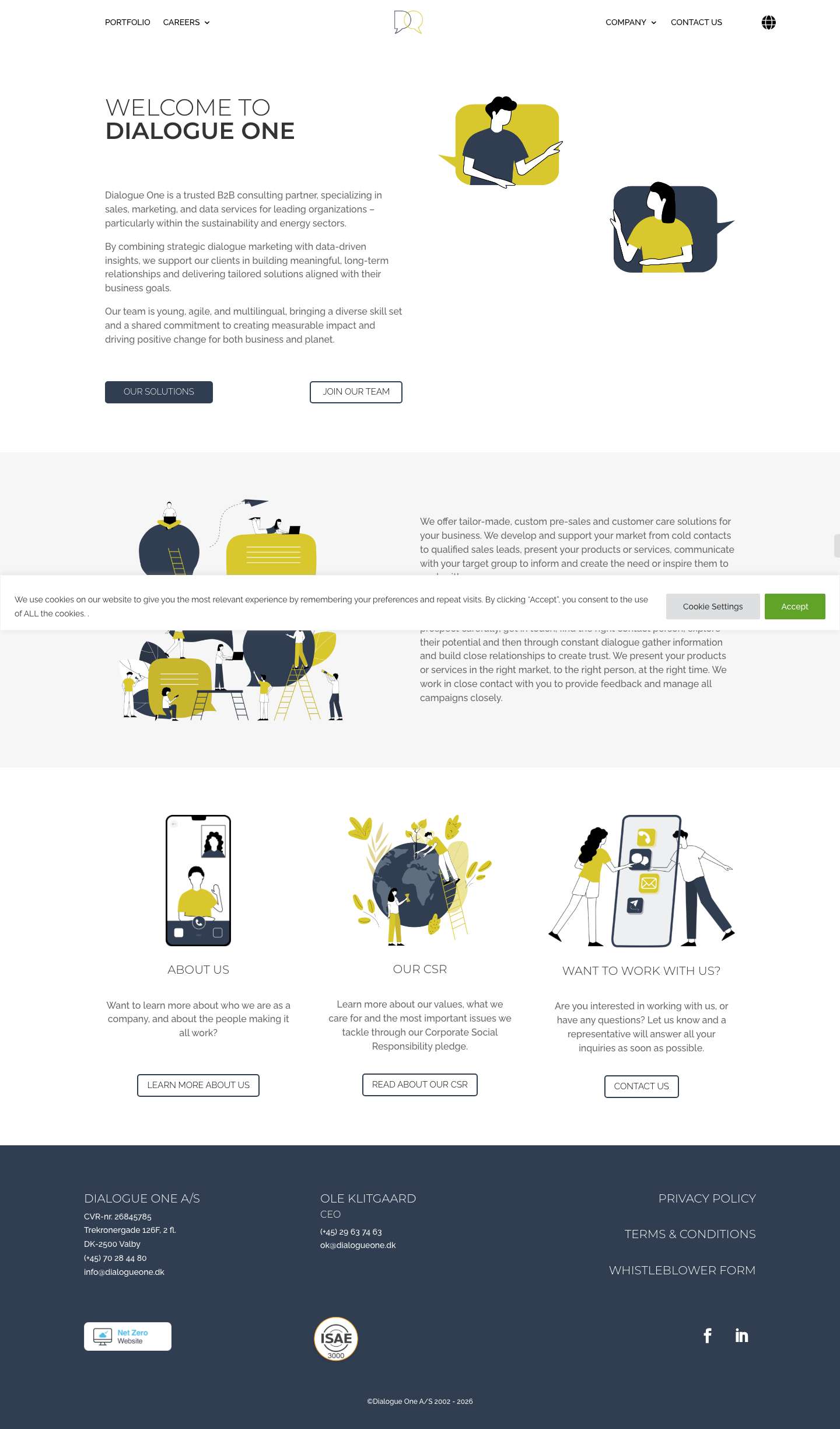 Home - Dialogue One - Full Screenshot