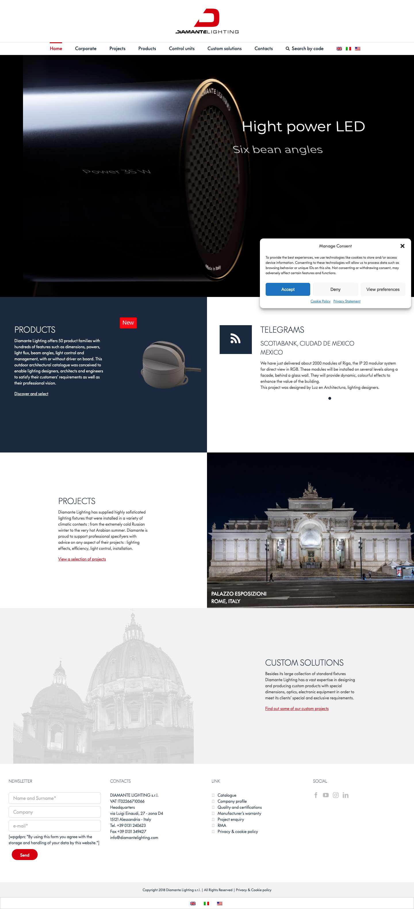 Diamante Lighting - Diamante Lighting - Full Screenshot