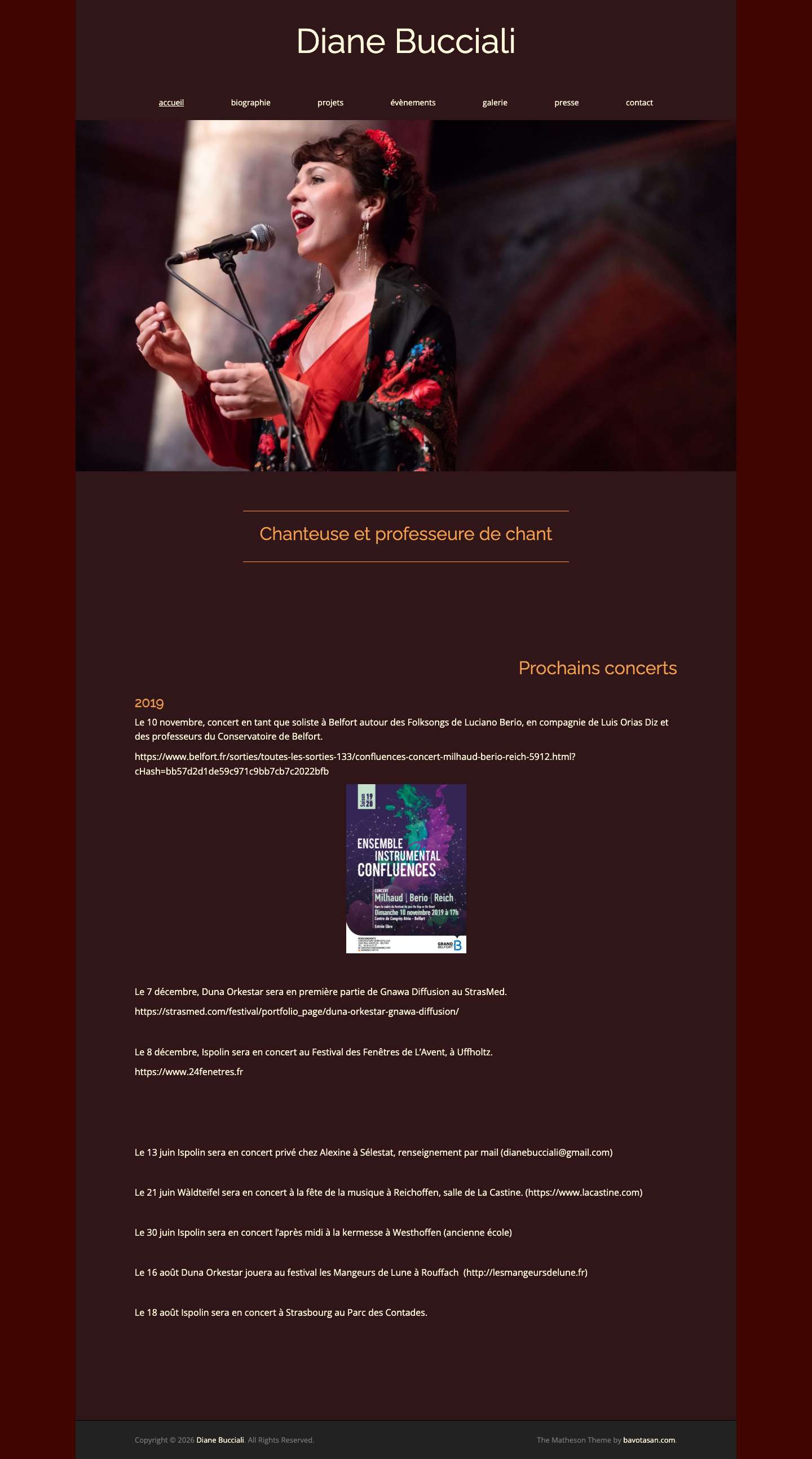 Diane Bucciali - Full Screenshot