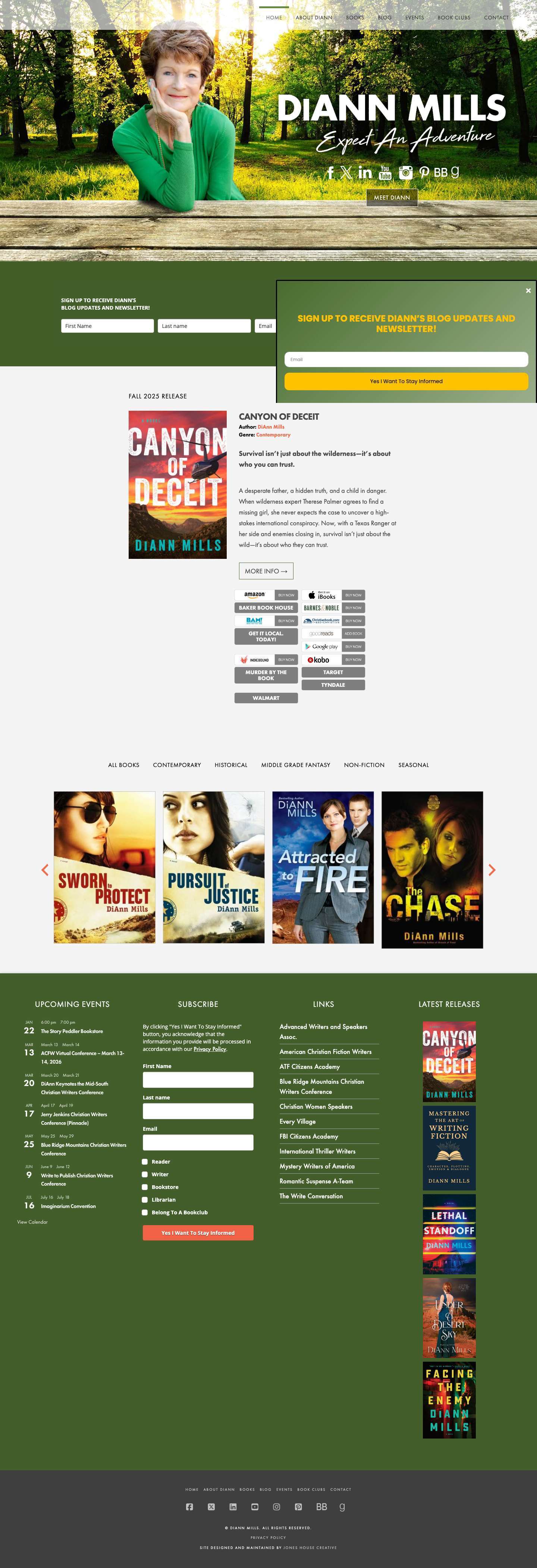 DiAnn Mills - Expect an Adventure! - Full Screenshot