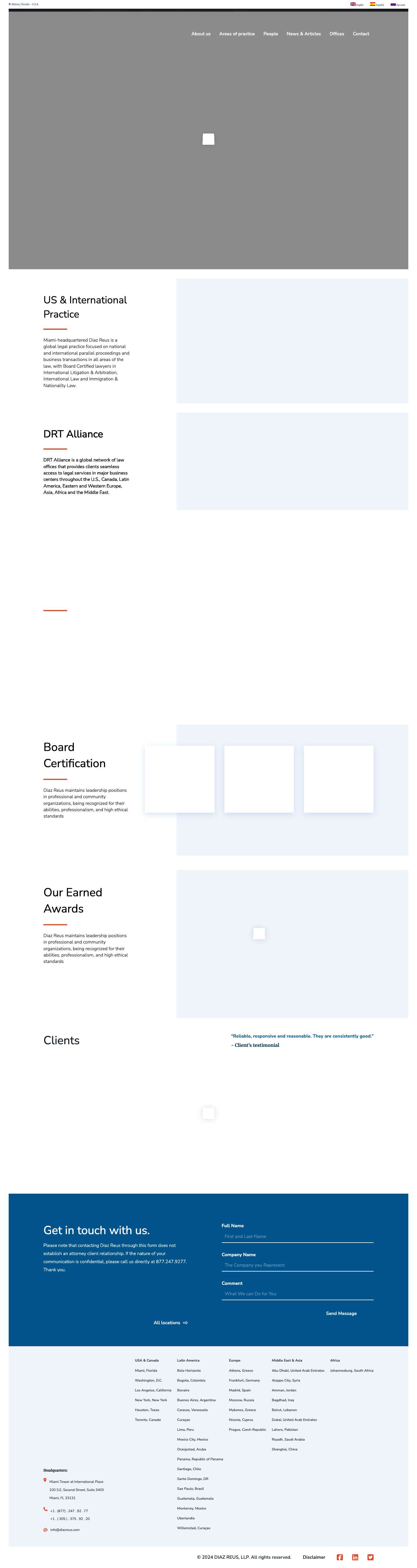 Home - Diaz Reus - Full Screenshot