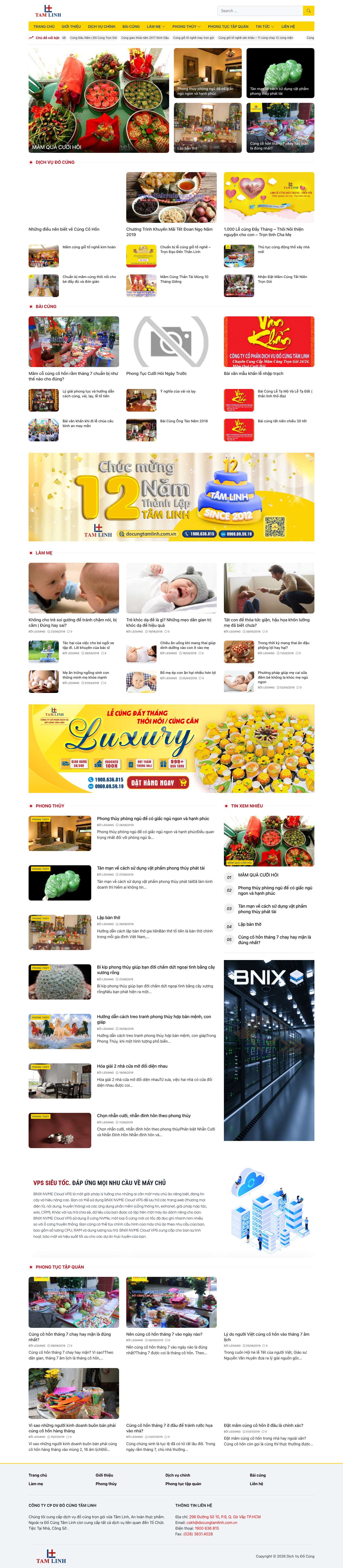 Dịch Vụ Đồ Cúng - Full Screenshot