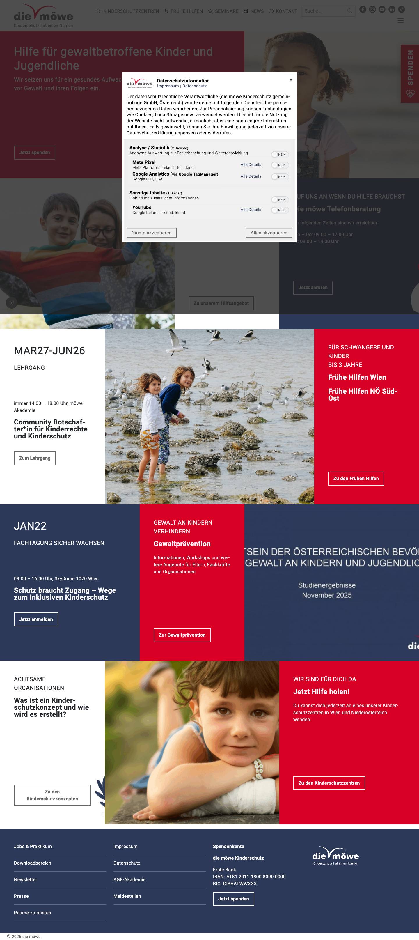 Kinderschutz hat einen Namen | die möwe - Full Screenshot