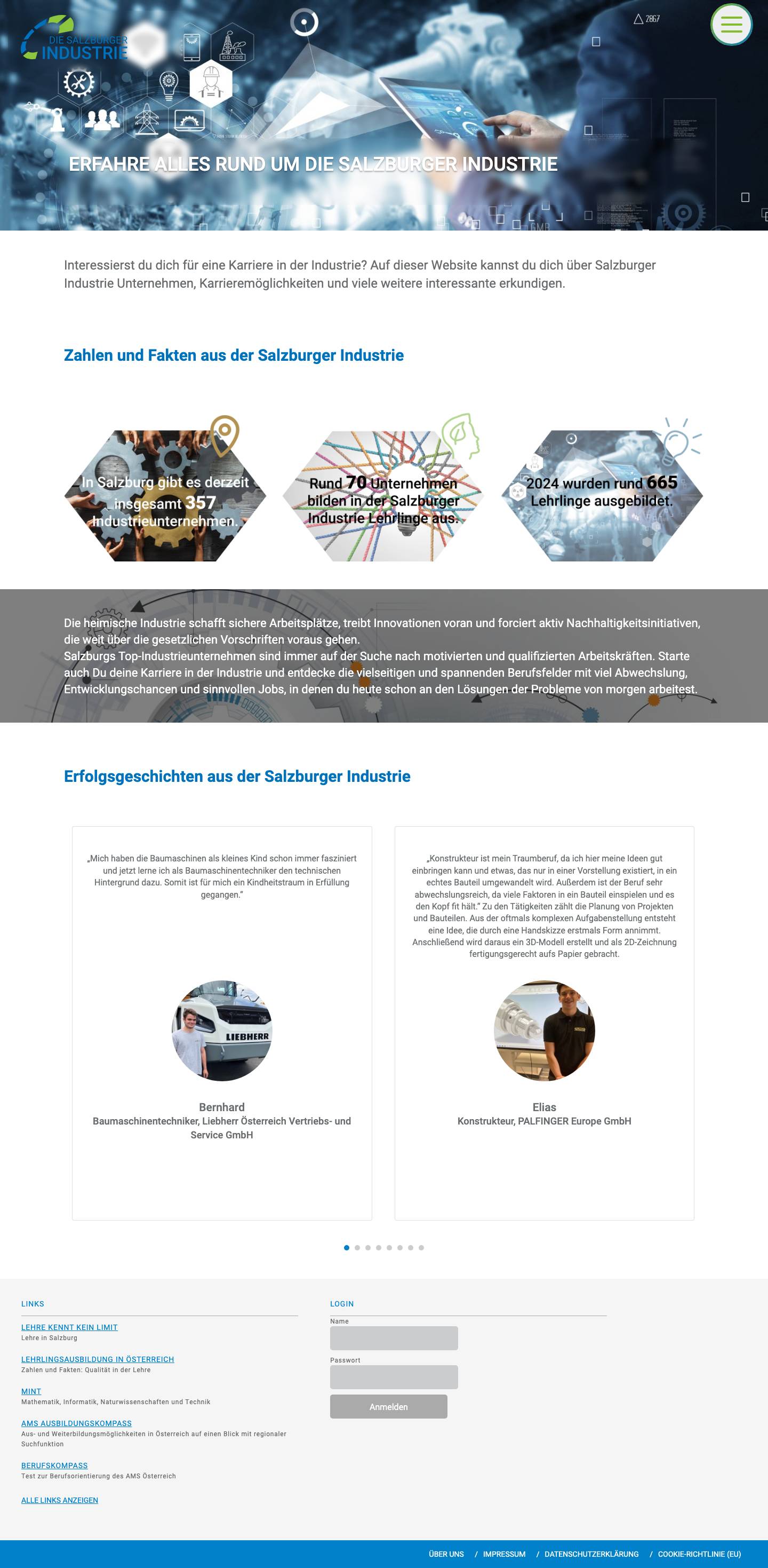 Die Salzburger Industrie - Salzburger Industrie - Full Screenshot