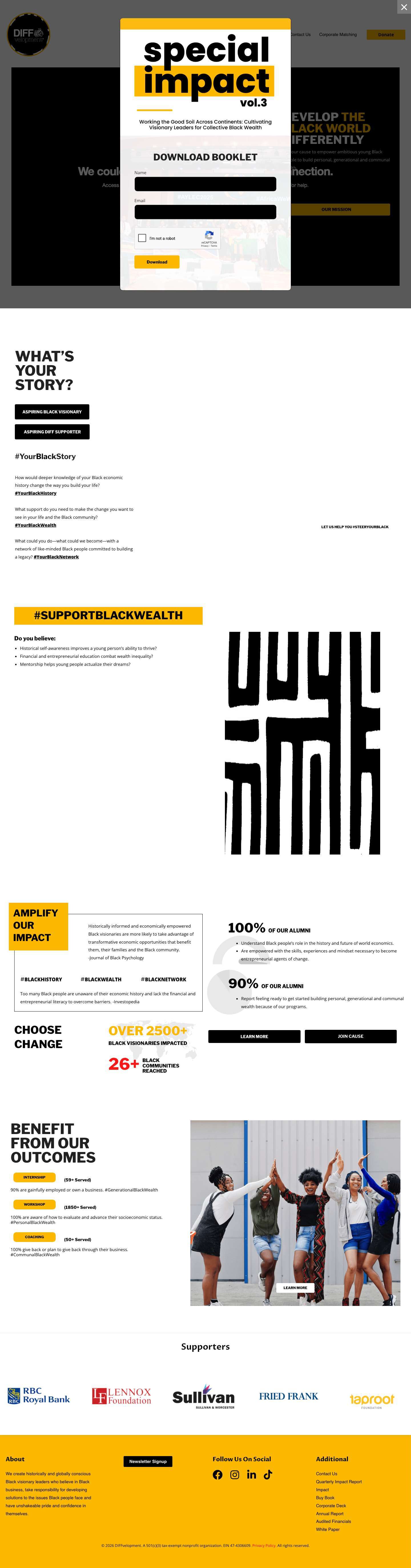 Home - DIFFvelopment - Full Screenshot