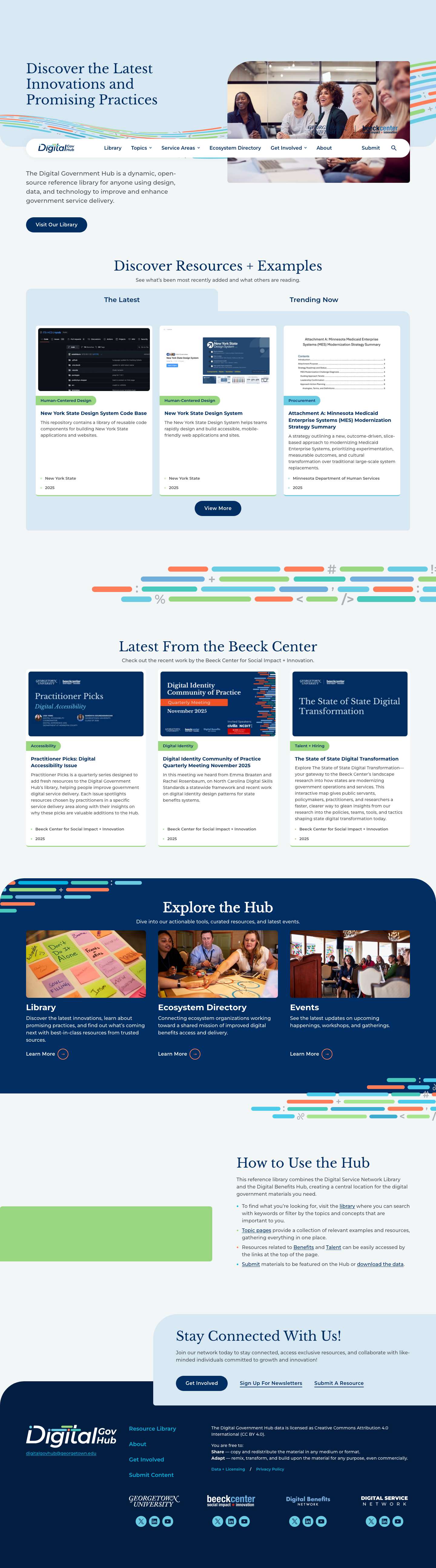 Digital Government Hub - Full Screenshot