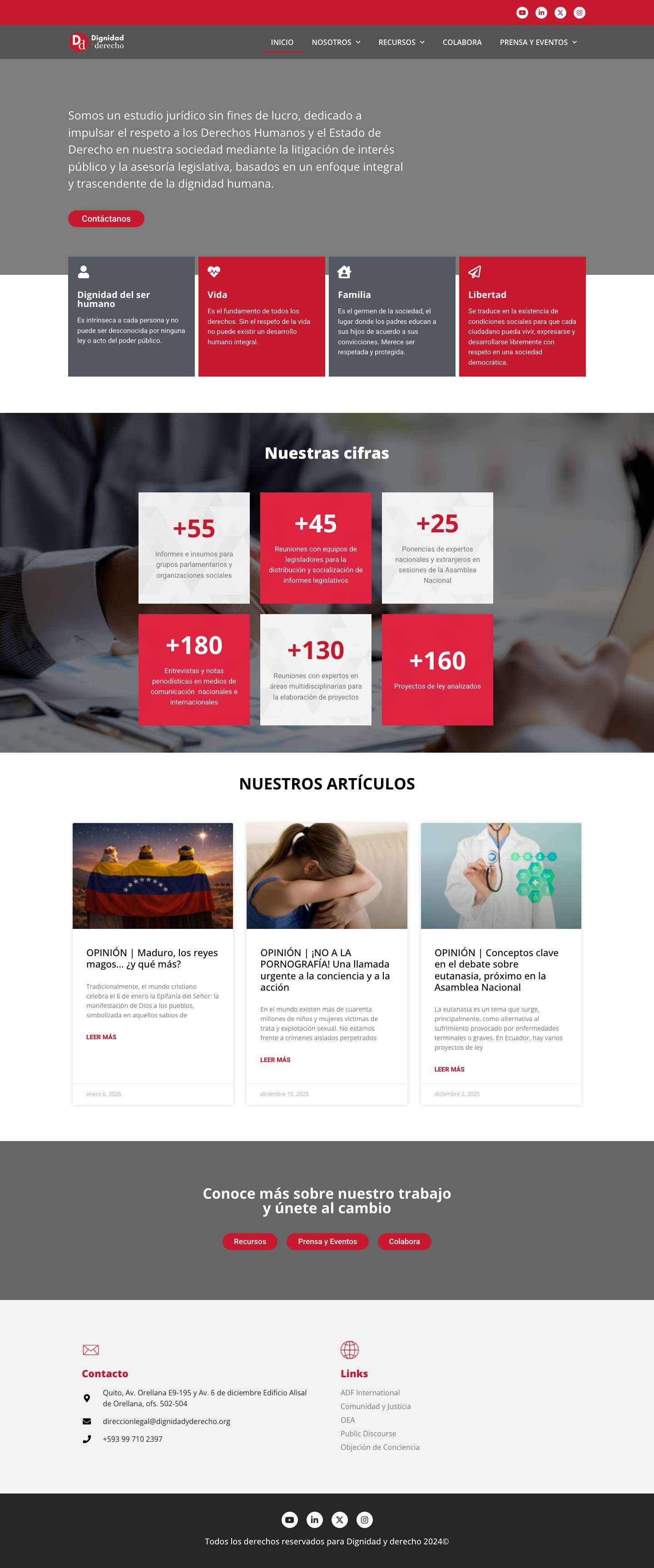 Dignidad y Derecho - Full Screenshot