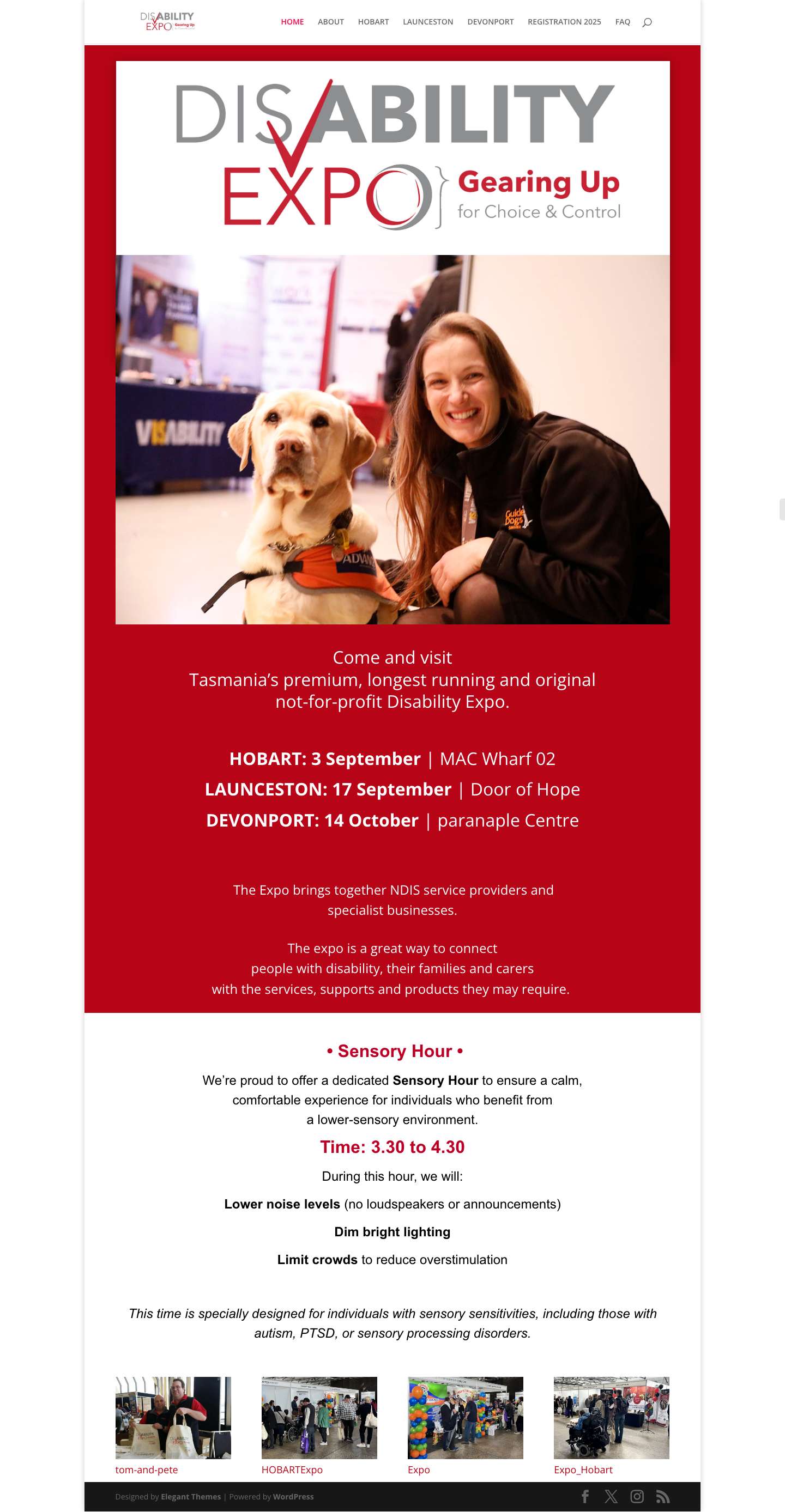 Disability Expo Tasmania | Speak Out Advocacy, Tasmania - Full Screenshot