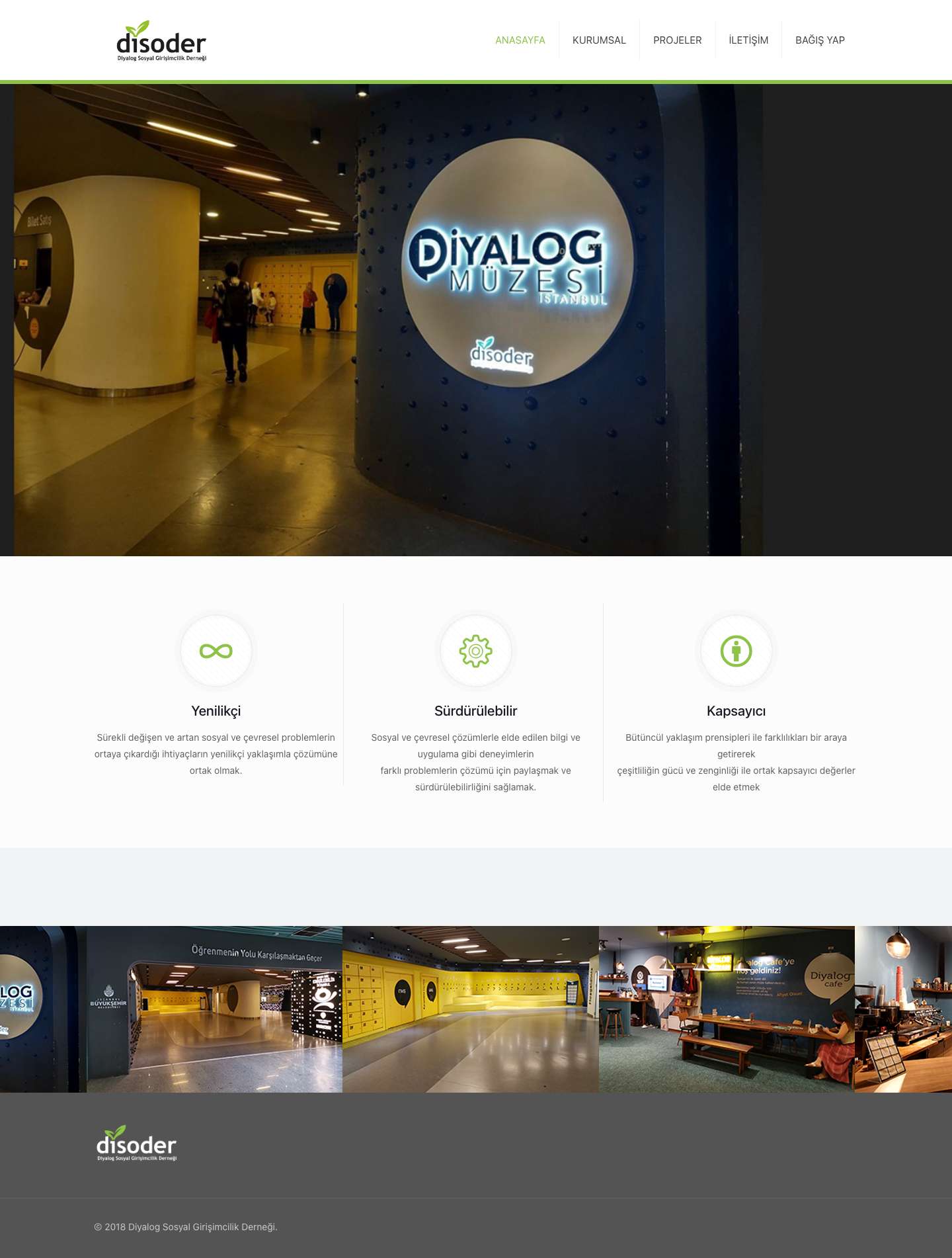 Diyalog Sosyal Girişimcilik Derneği – Herşey Biraz Daha Sosyal Fayda İçin - Full Screenshot