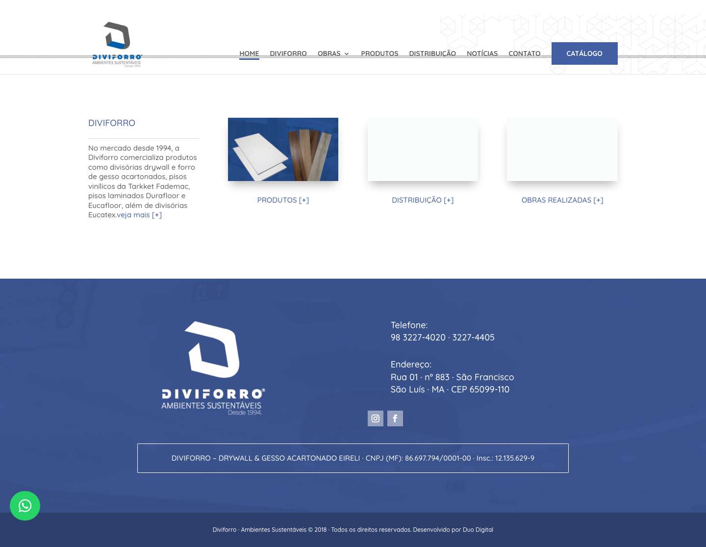 Diviforro | Ambientes Sustentáveis - Full Screenshot