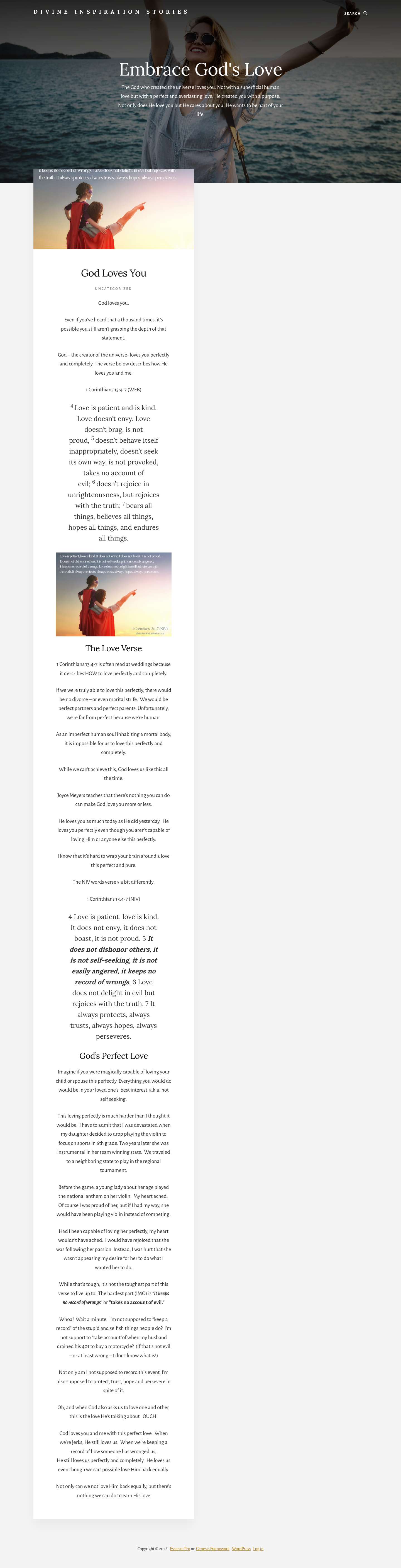 Divine Inspiration Stories – Discover God's Love for You - Full Screenshot