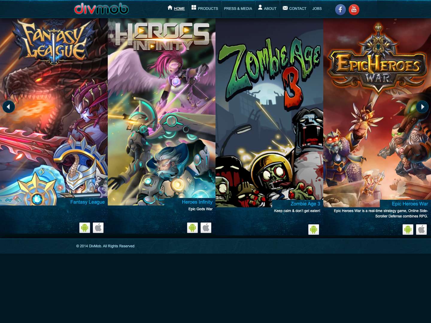 Divmob - Welcome to Divmob - Full Screenshot