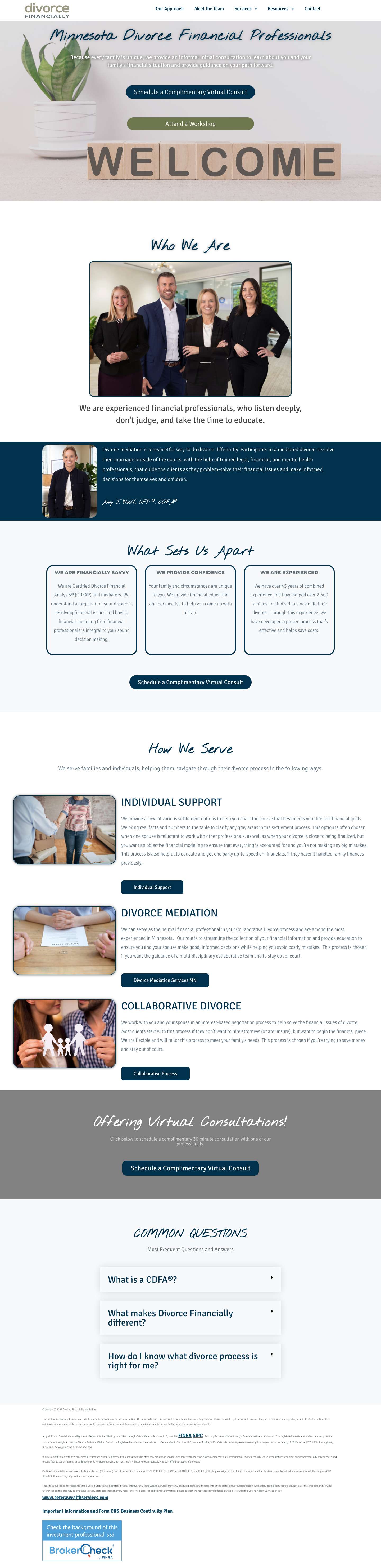 Divorce Mediation Services | Divorce Financially Mediation - Full Screenshot