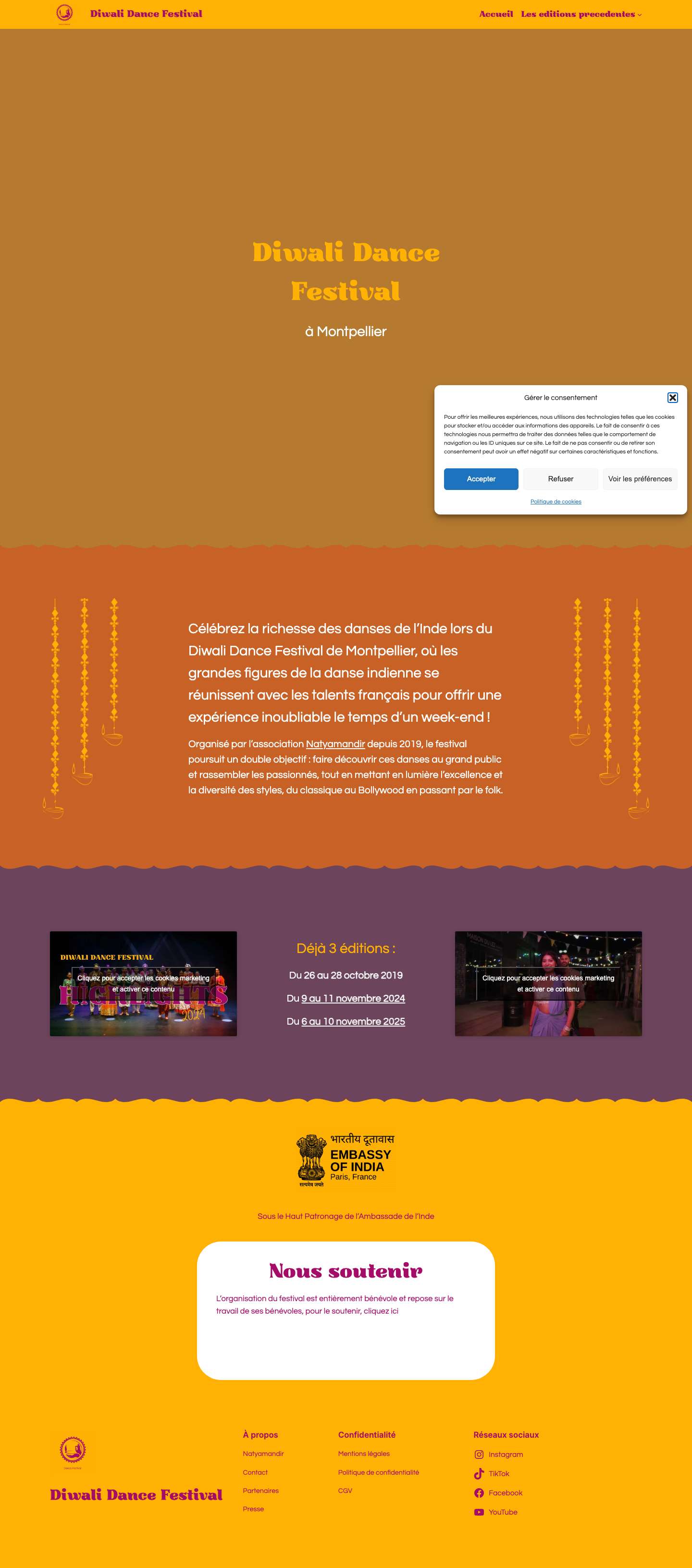 Diwali Dance Festival - Full Screenshot