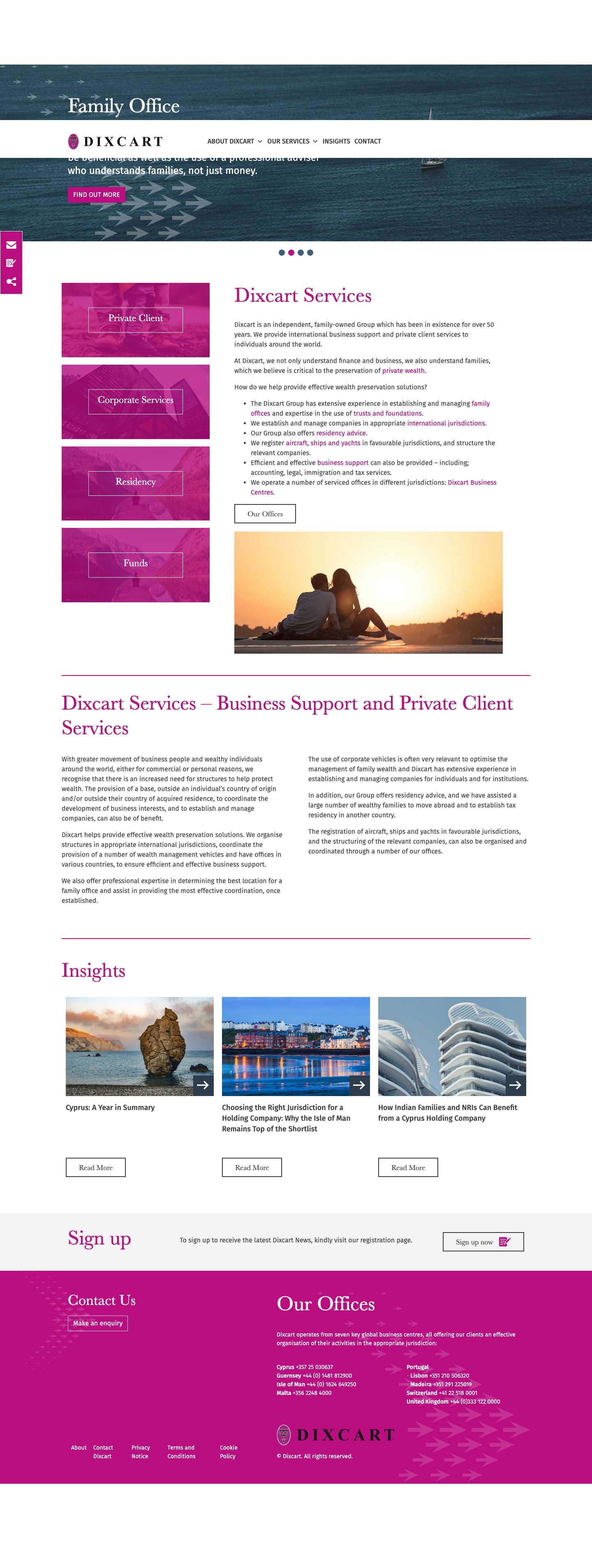 Home - Dixcart - Full Screenshot