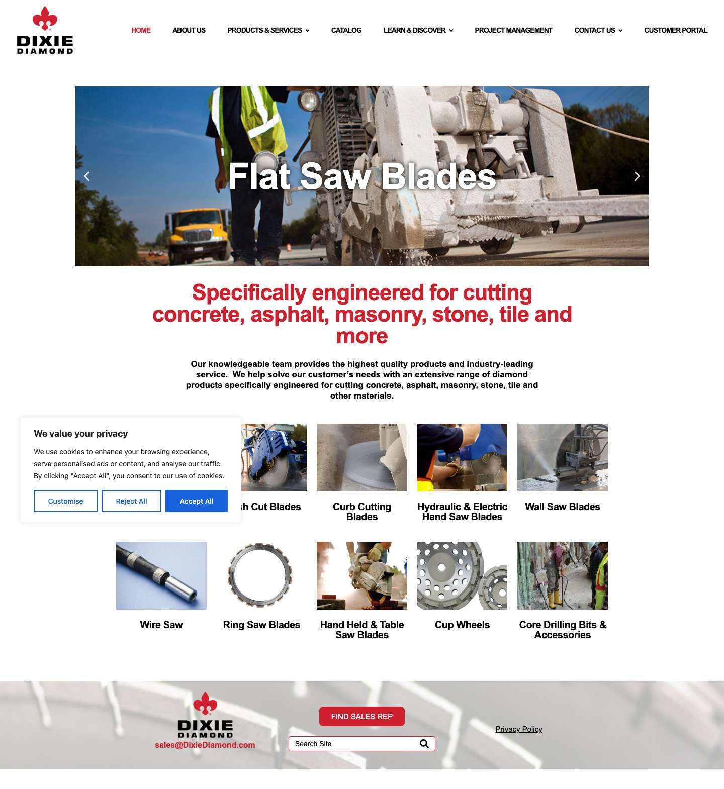 Dixie Diamond Manufacturing - Full Screenshot