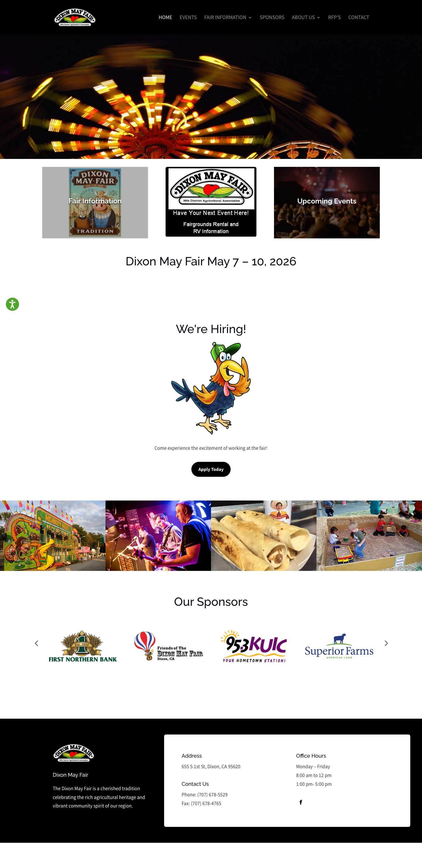 Dixon May Fair | 36th District Agricultural S - Full Screenshot