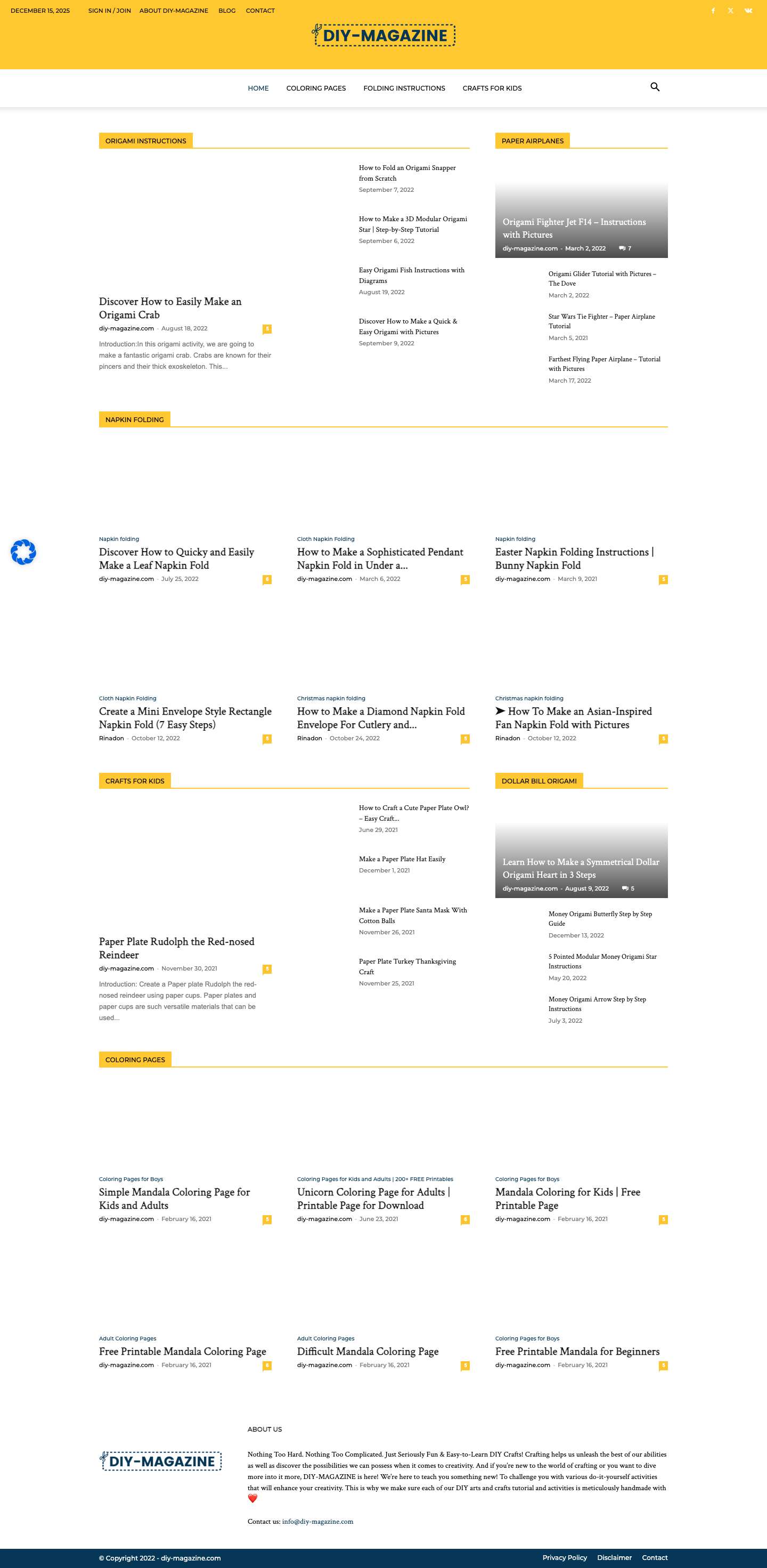 Craft, Build & Explore tons of DIY Instructions - (DIY-Magazine) - Full Screenshot