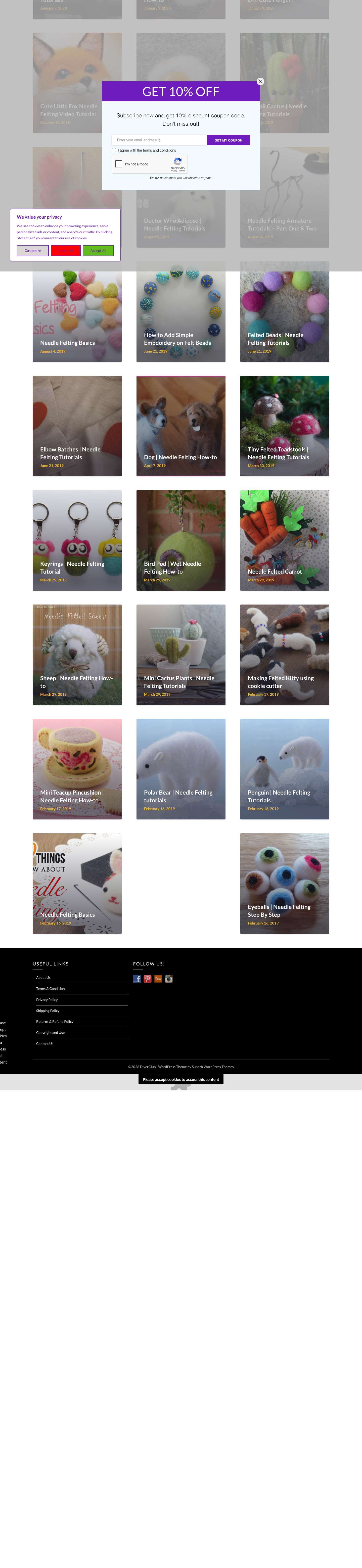 DIYer Club - A Club for The Creative - Full Screenshot