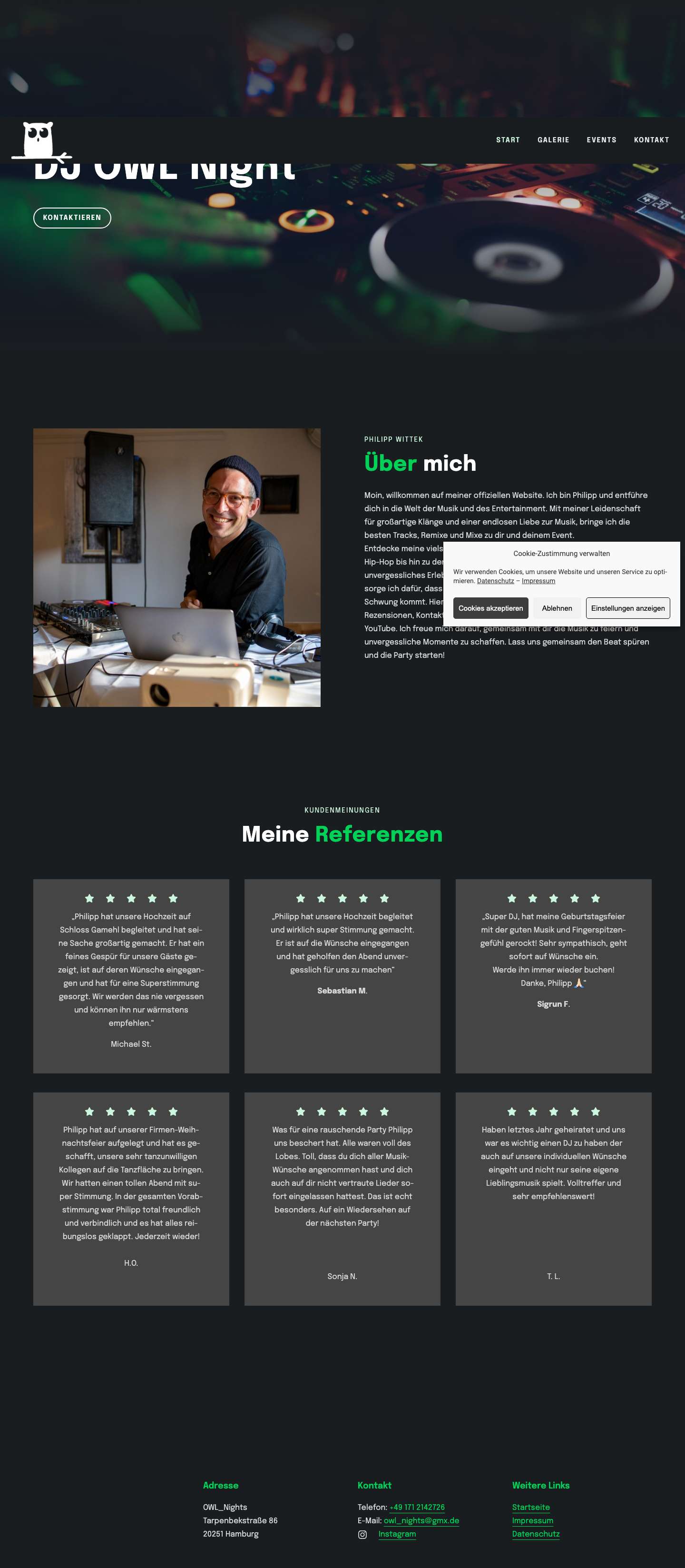 Start - OWL_Nights - Full Screenshot