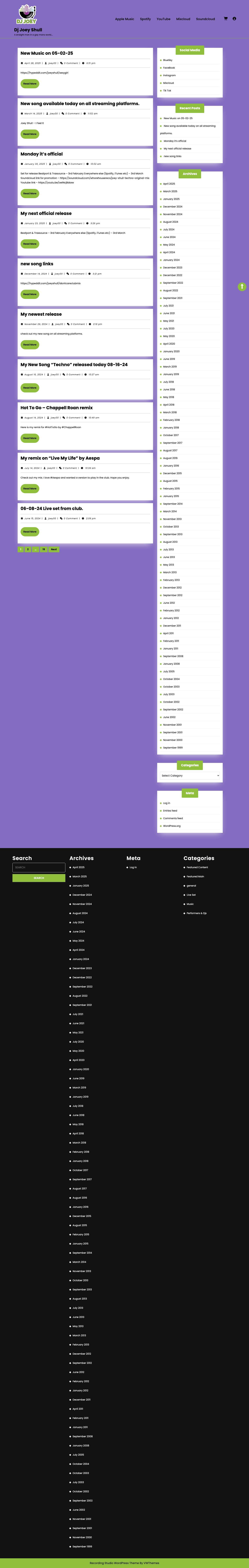 Dj Joey Shull – A straight man in a gay mans world…. - Full Screenshot