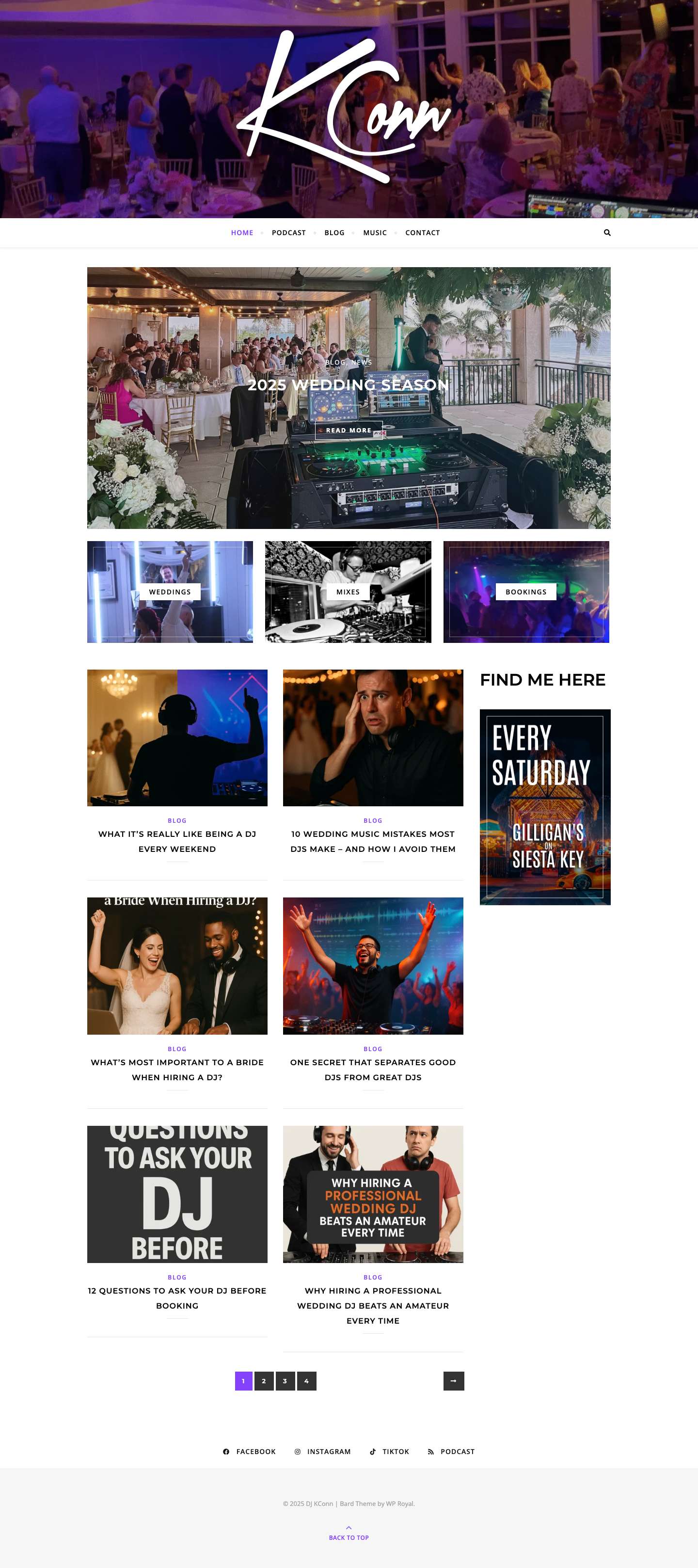 DJ KConn - Tampa Bay’s soundtrack starts here. - Full Screenshot