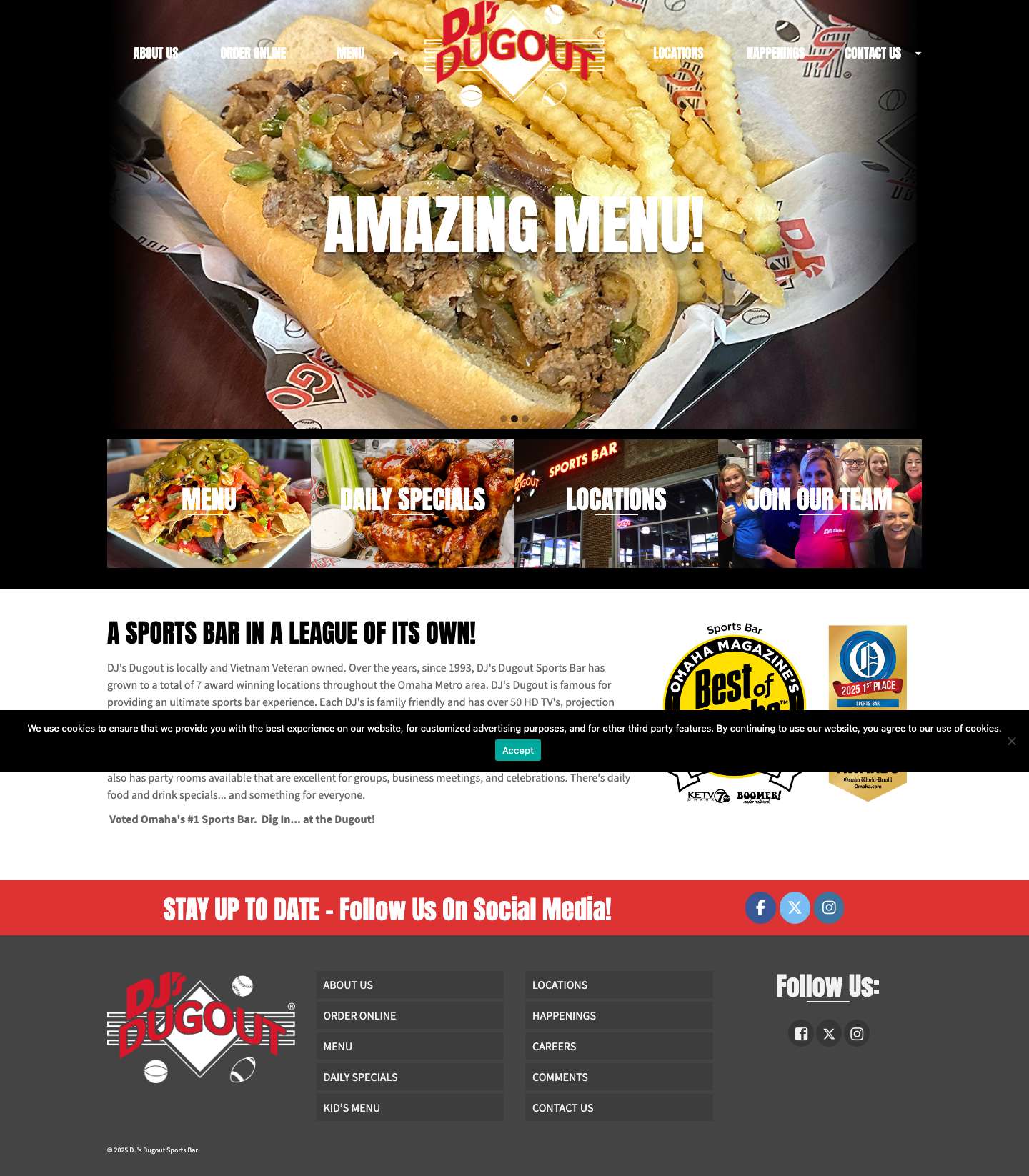 DJ's Dugout Sports Bar – Dig In at the Dugout! - Full Screenshot