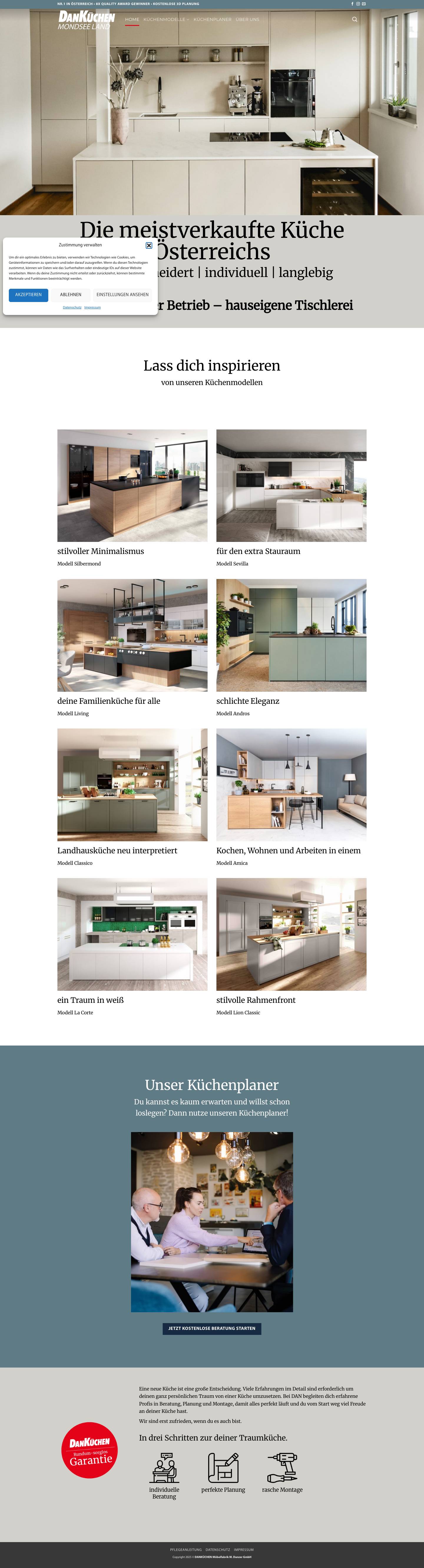Home - DANKÜCHEN - Full Screenshot